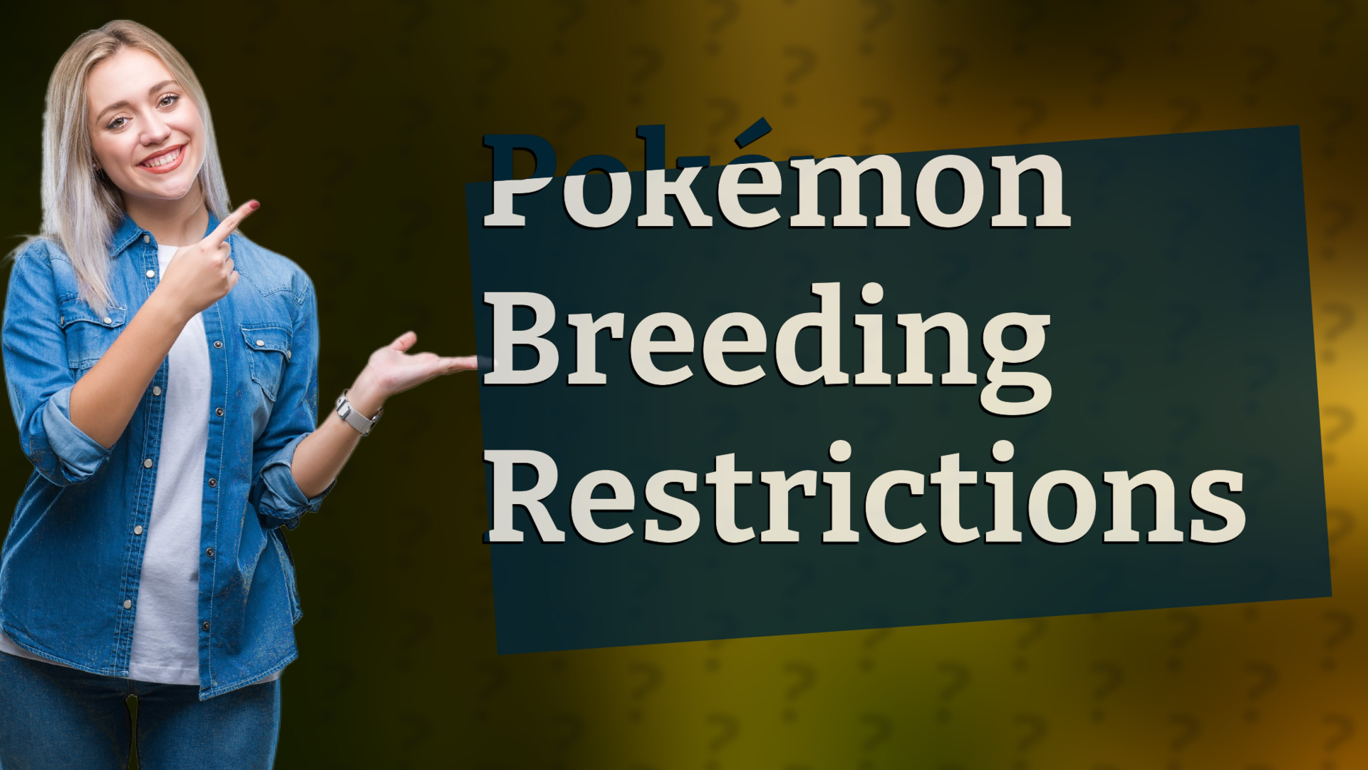 Pokémon Breeding Restrictions