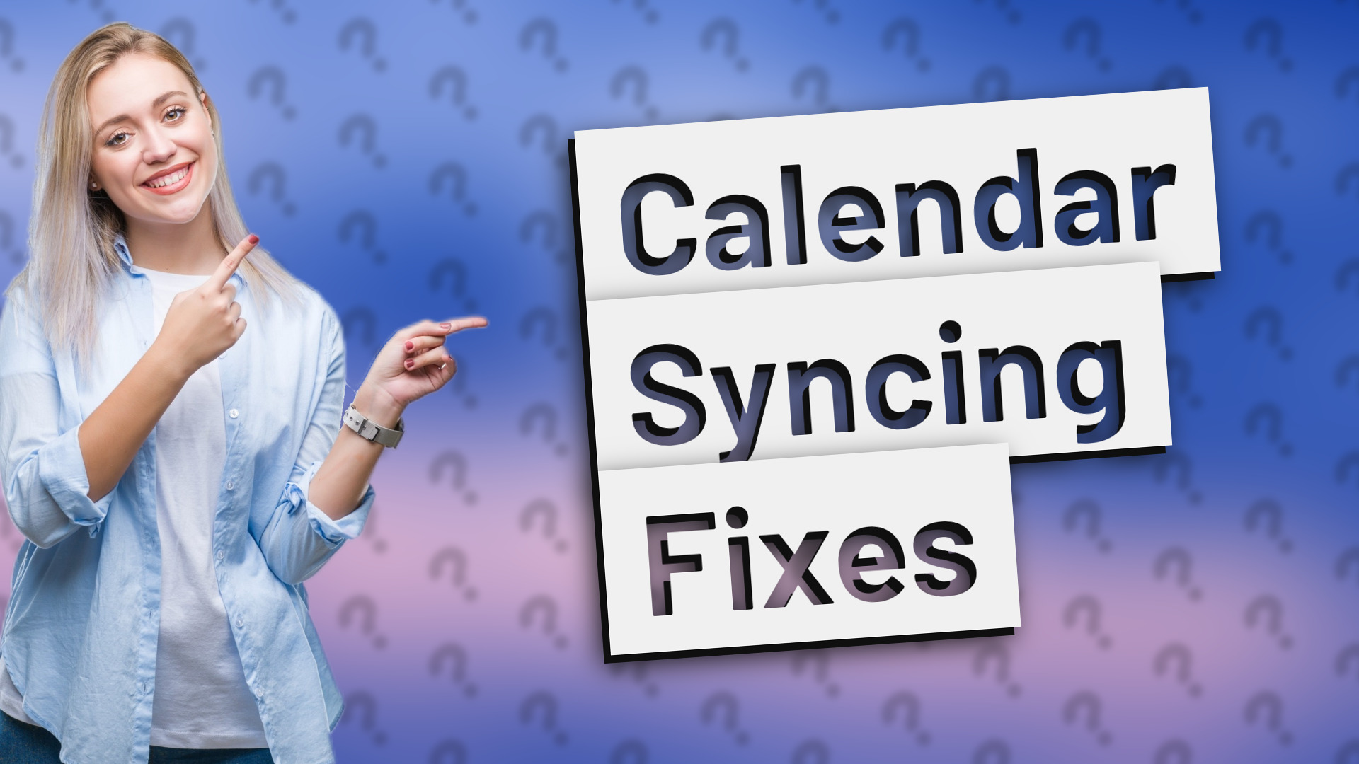 Calendar Syncing Fixes