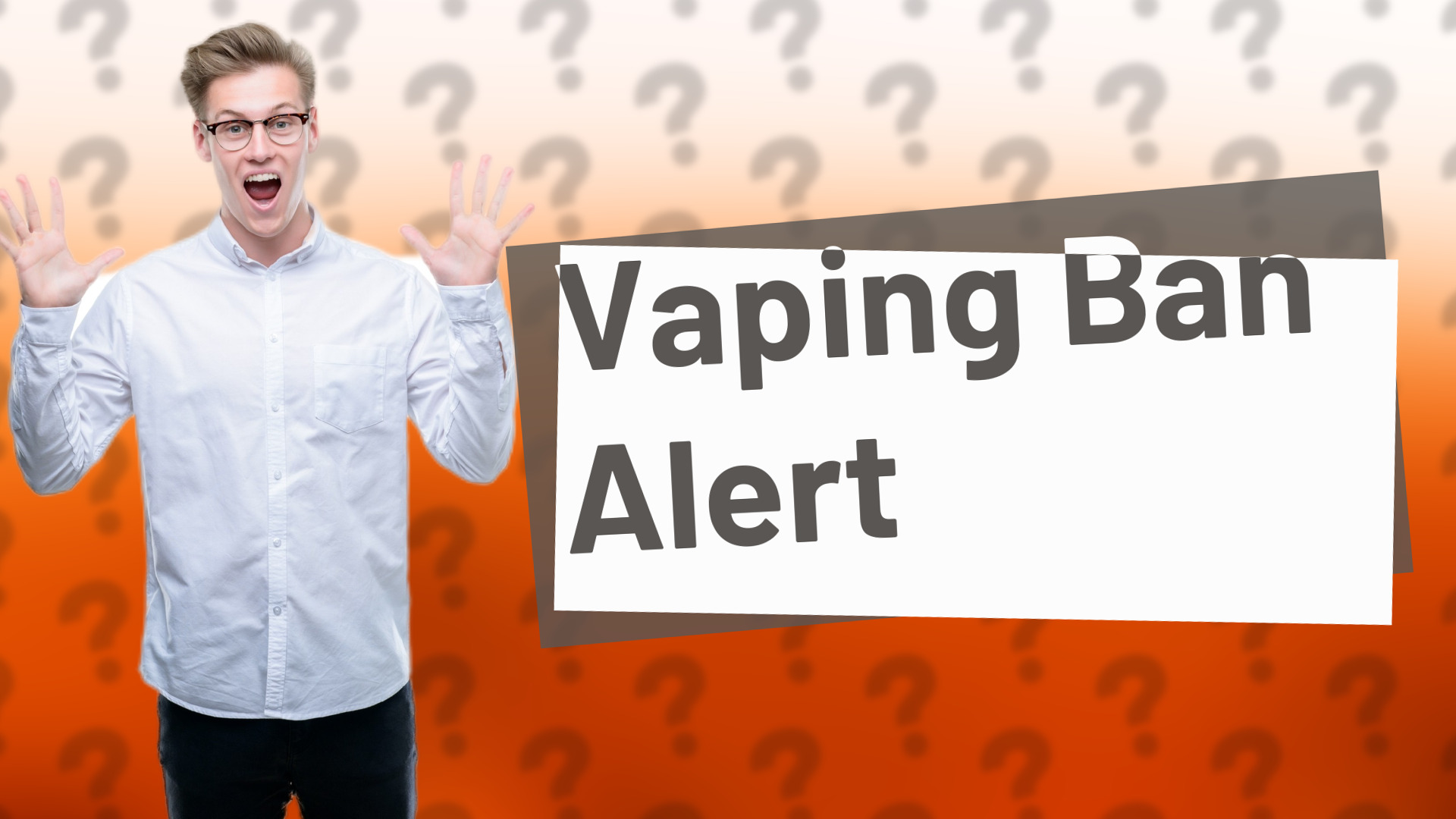 Vaping Ban Alert
