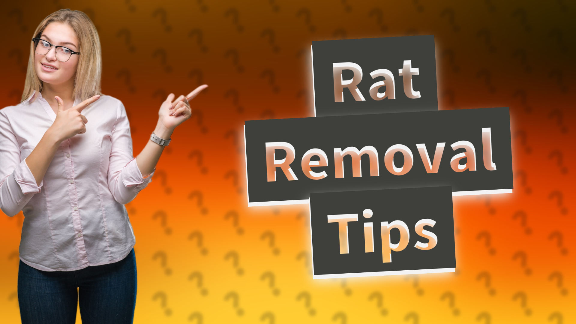 Rat Removal Tips