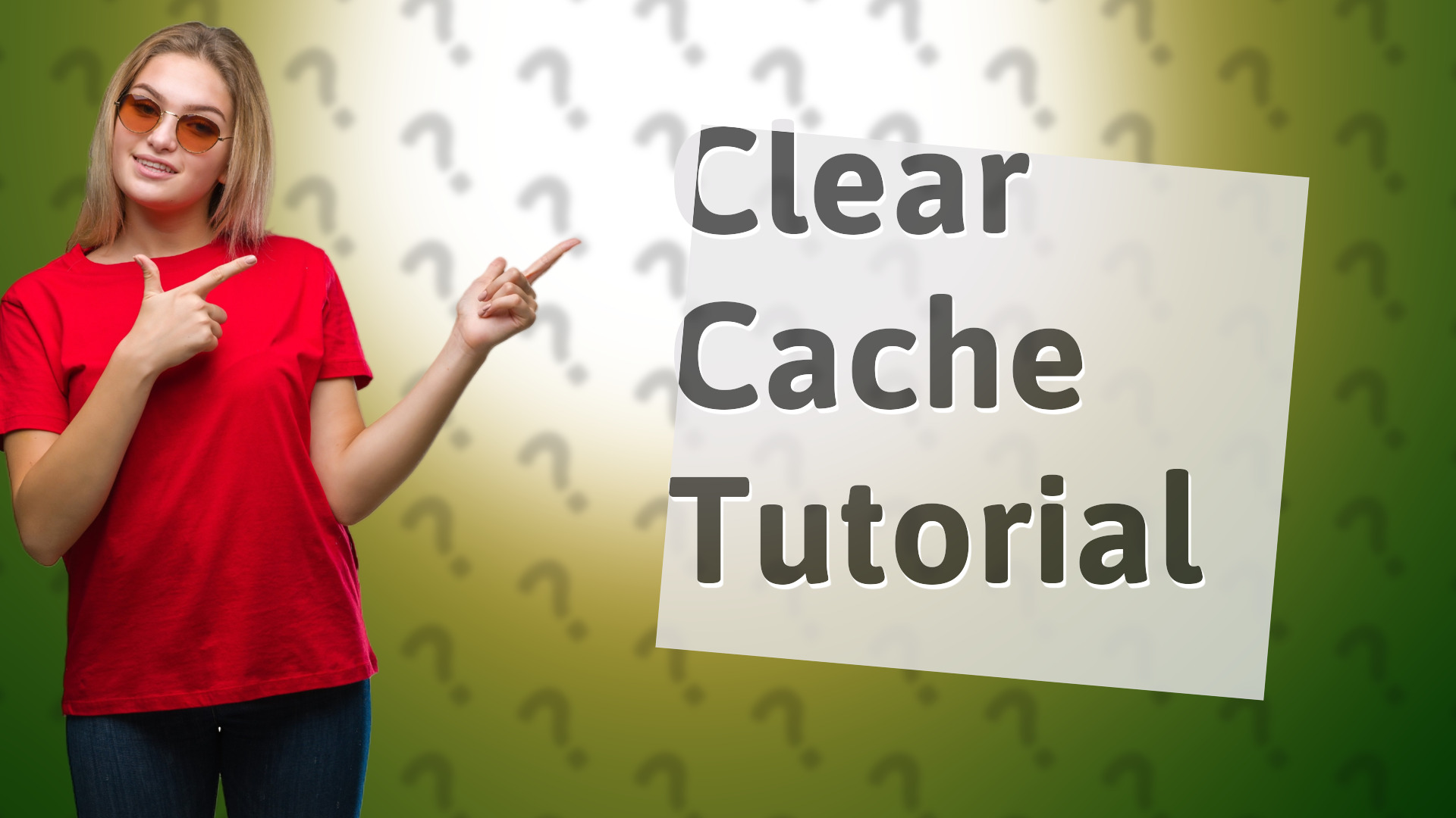 Clear Cache Tutorial