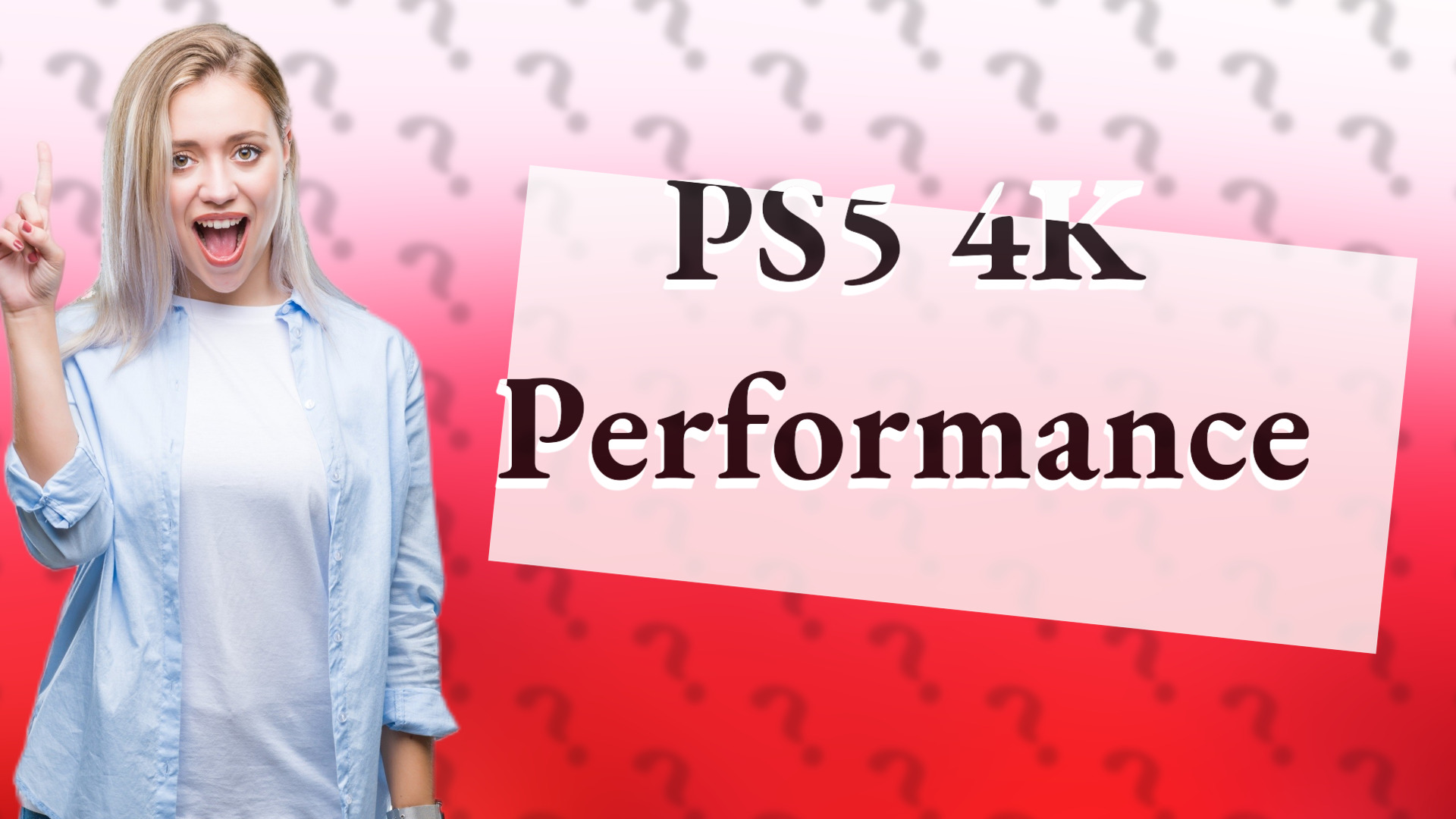 PS5 4K Performance