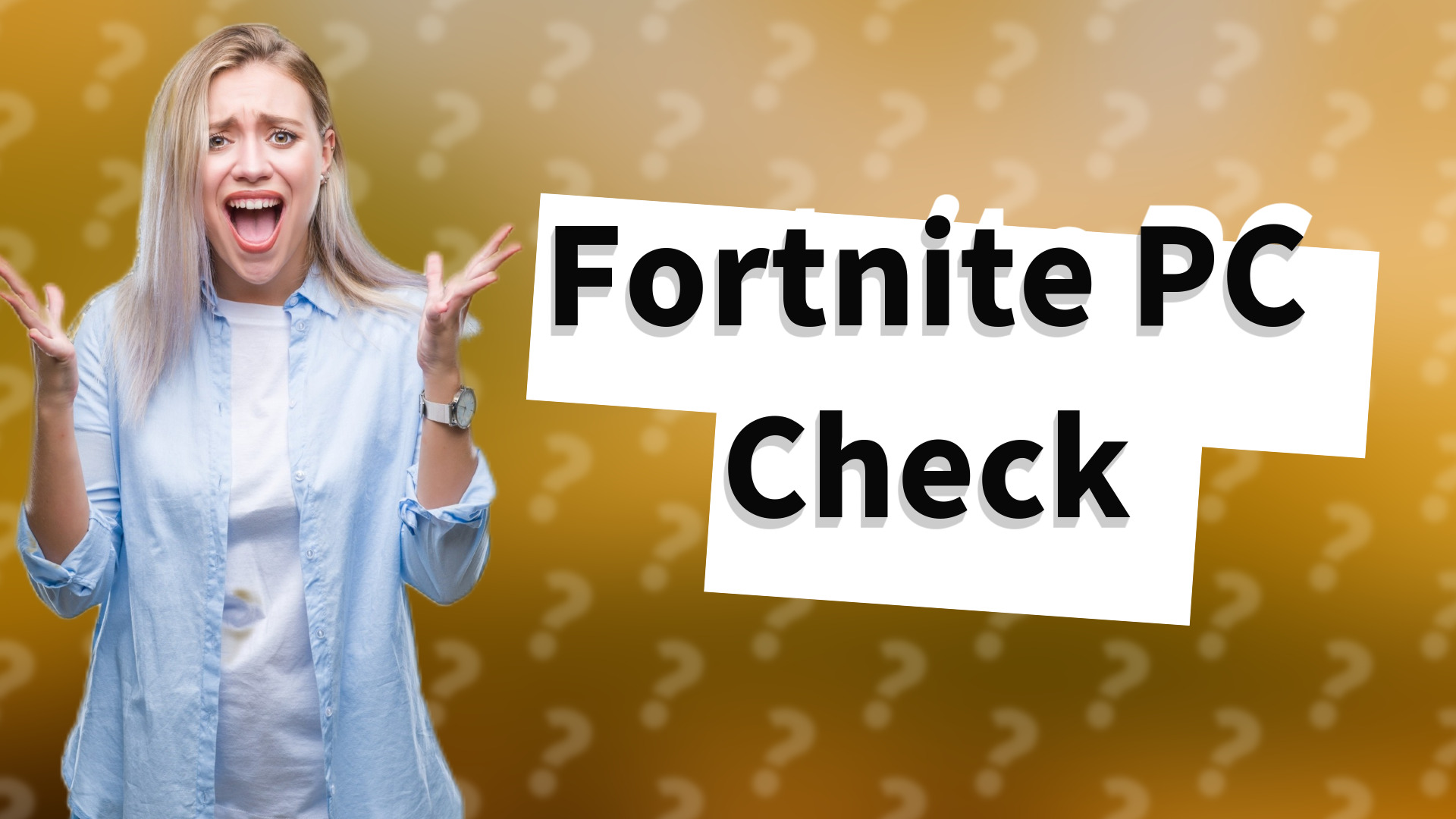 Fortnite PC Check