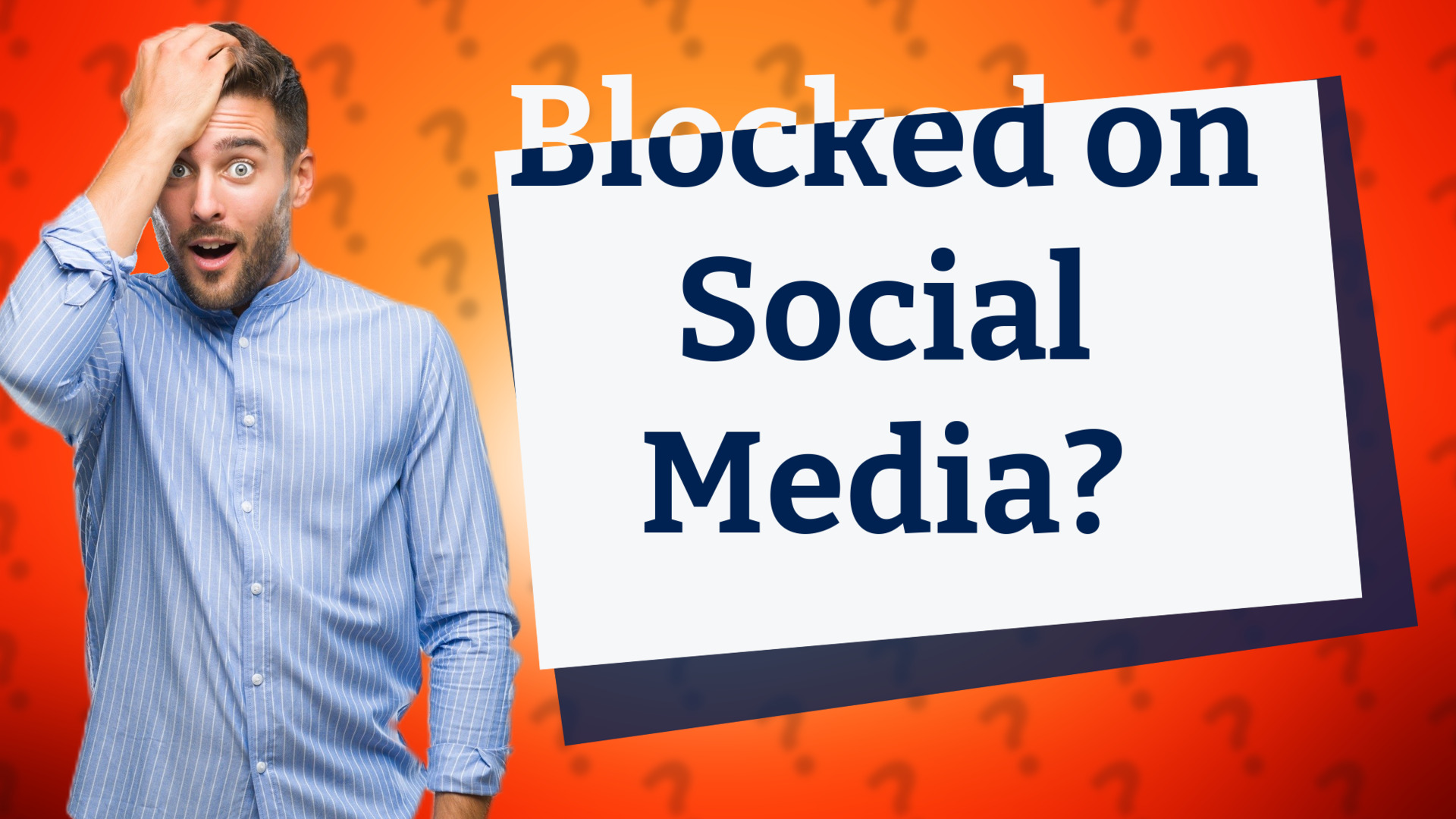 Blocked on Social Media?