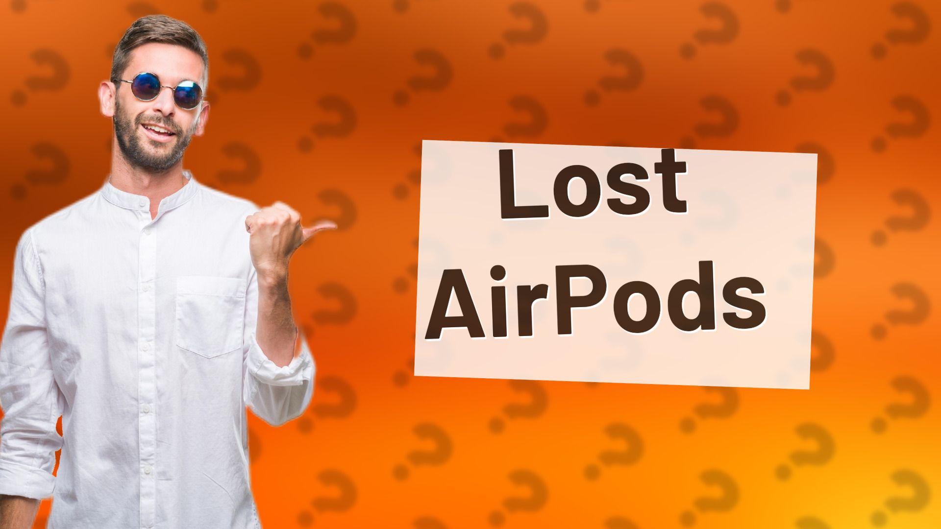 Lost AirPods