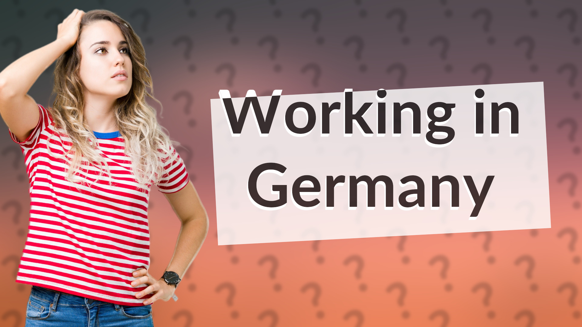 Working in Germany