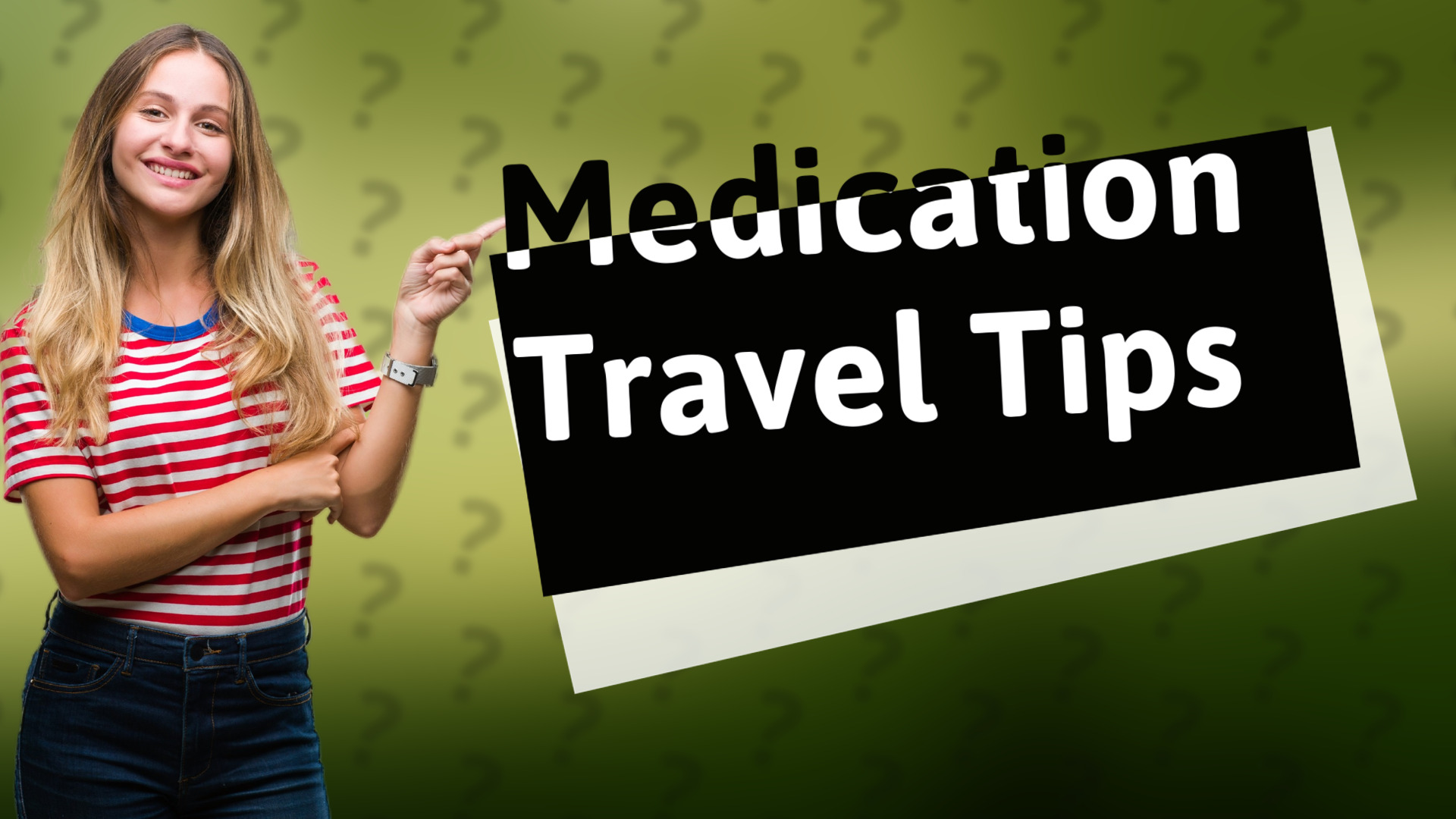 Medication Travel Tips