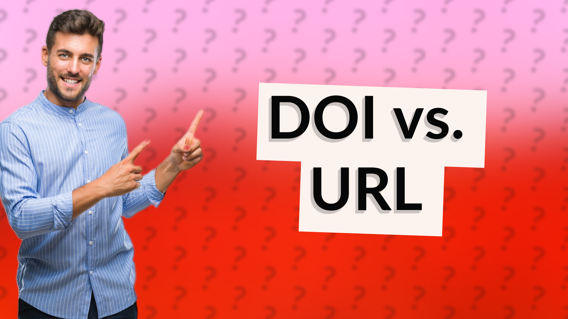 DOI vs. URL