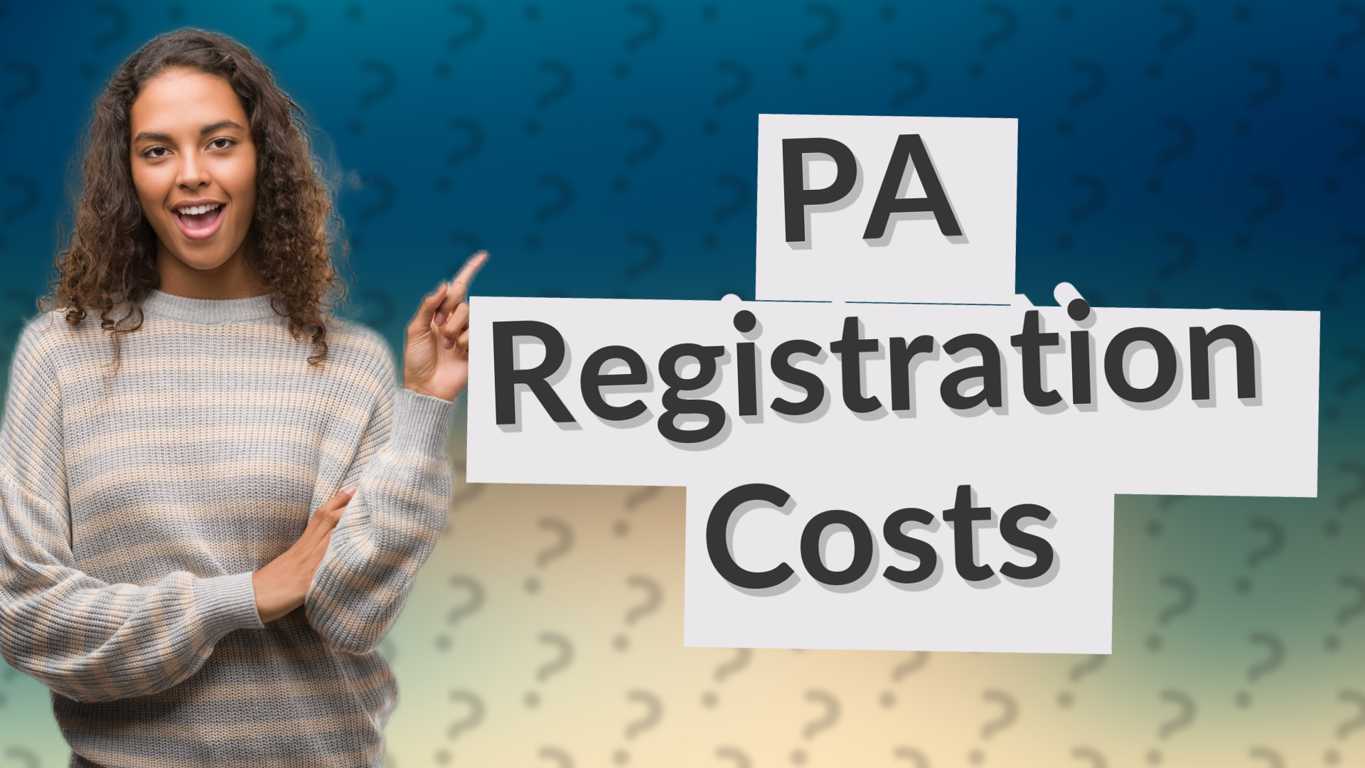 PA Registration Costs