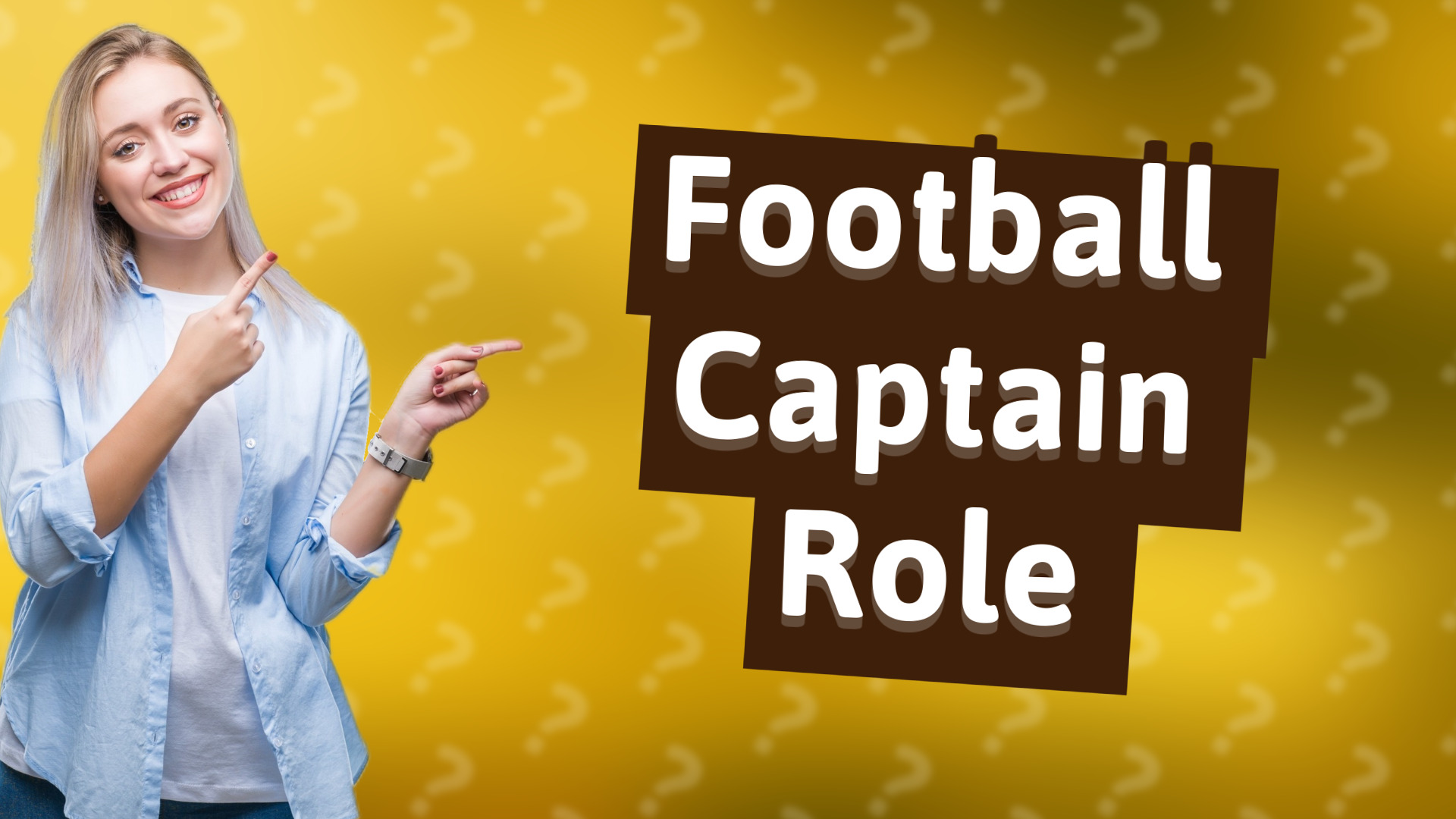 Football Captain Role