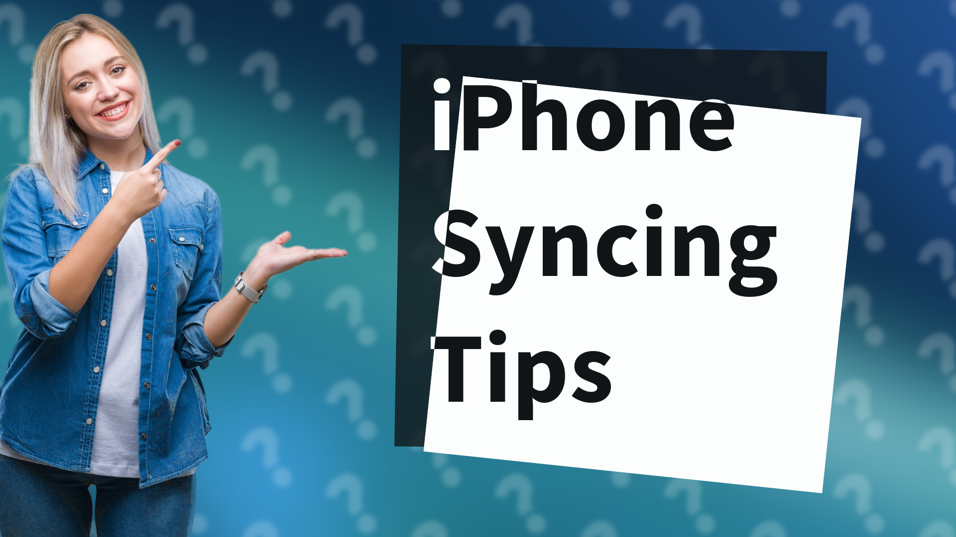iPhone Syncing Tips