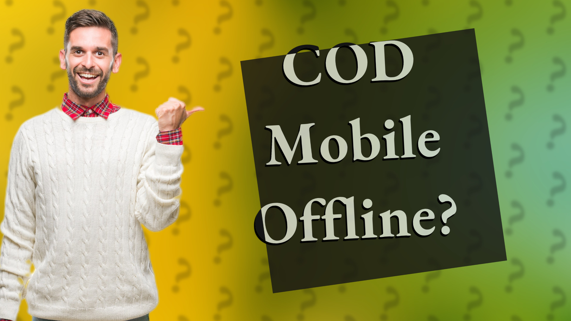 COD Mobile Offline?