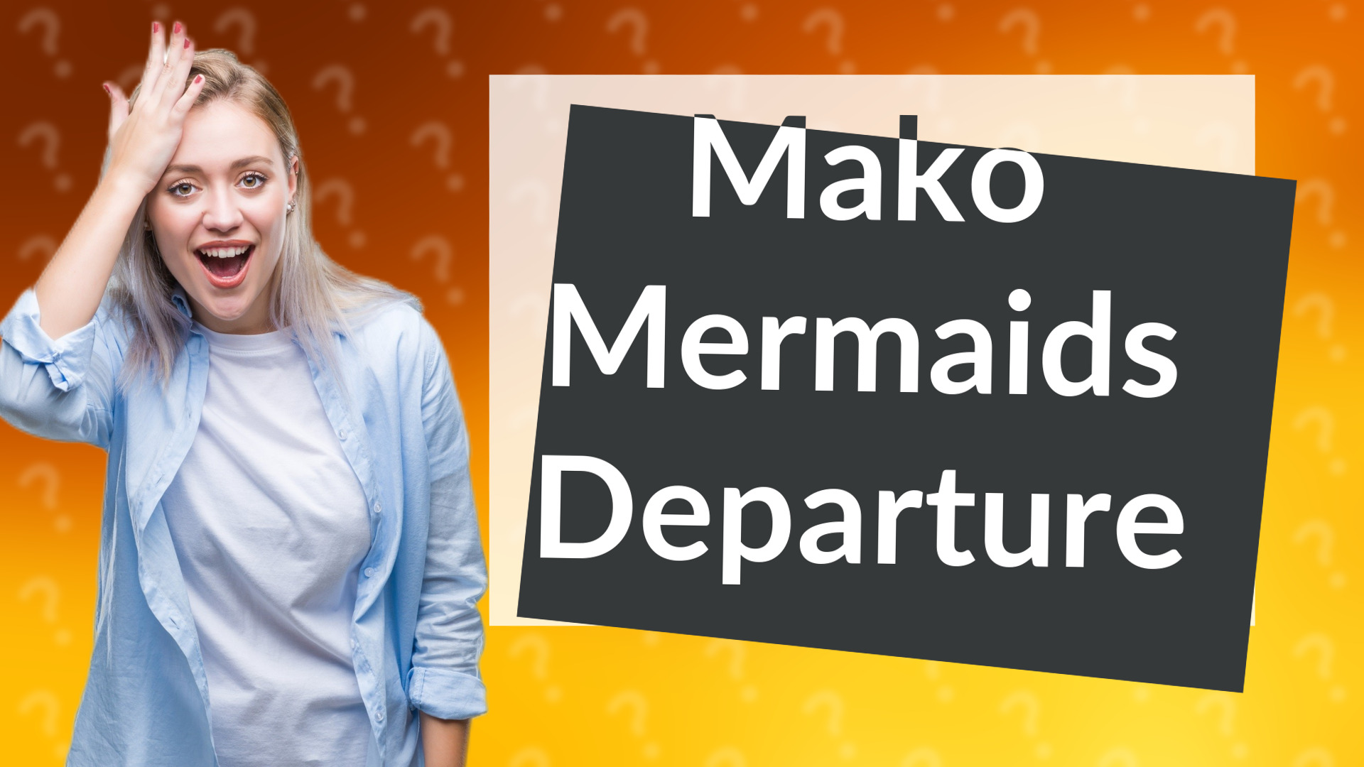 Mako Mermaids Departure