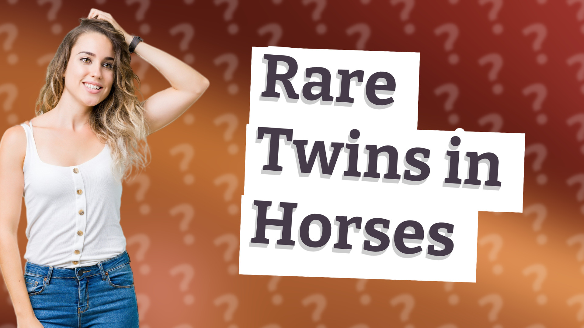 Rare Twins in Horses