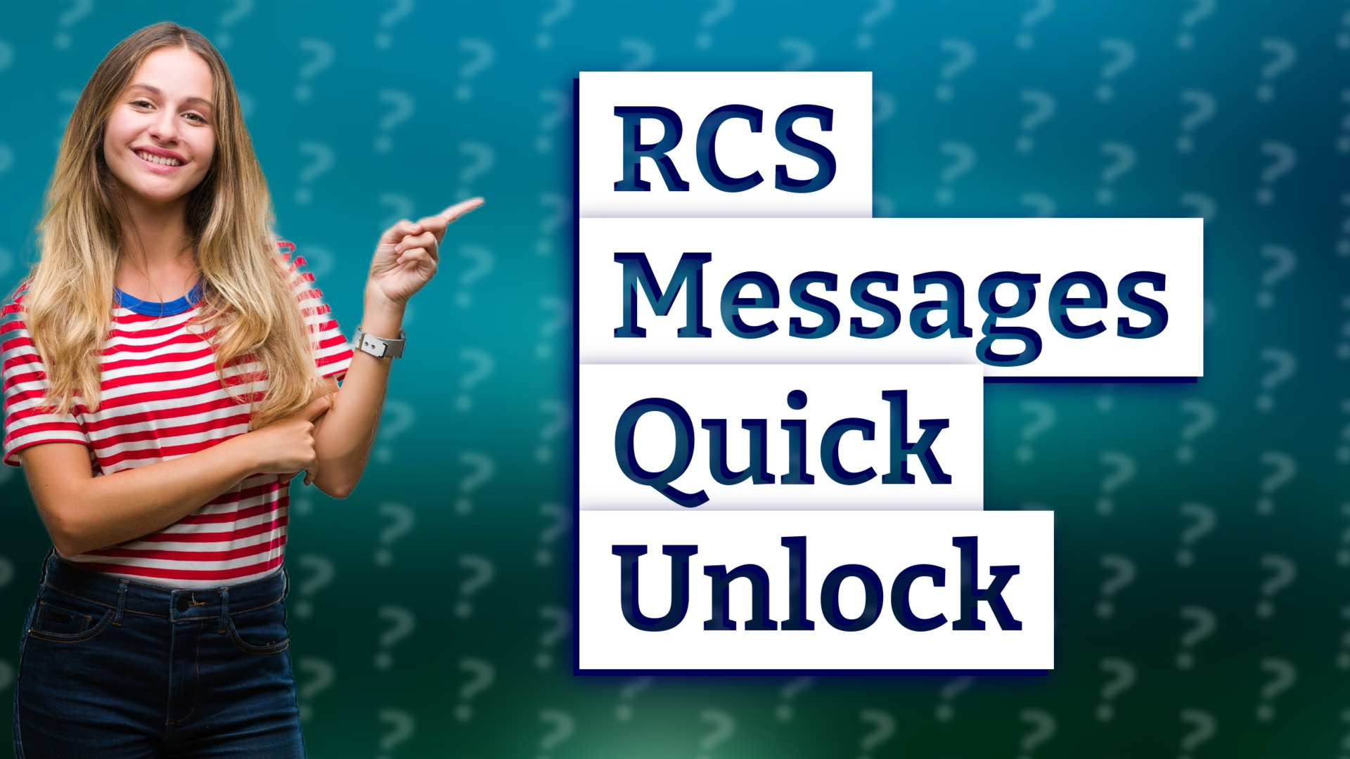RCS Messages Quick Unlock