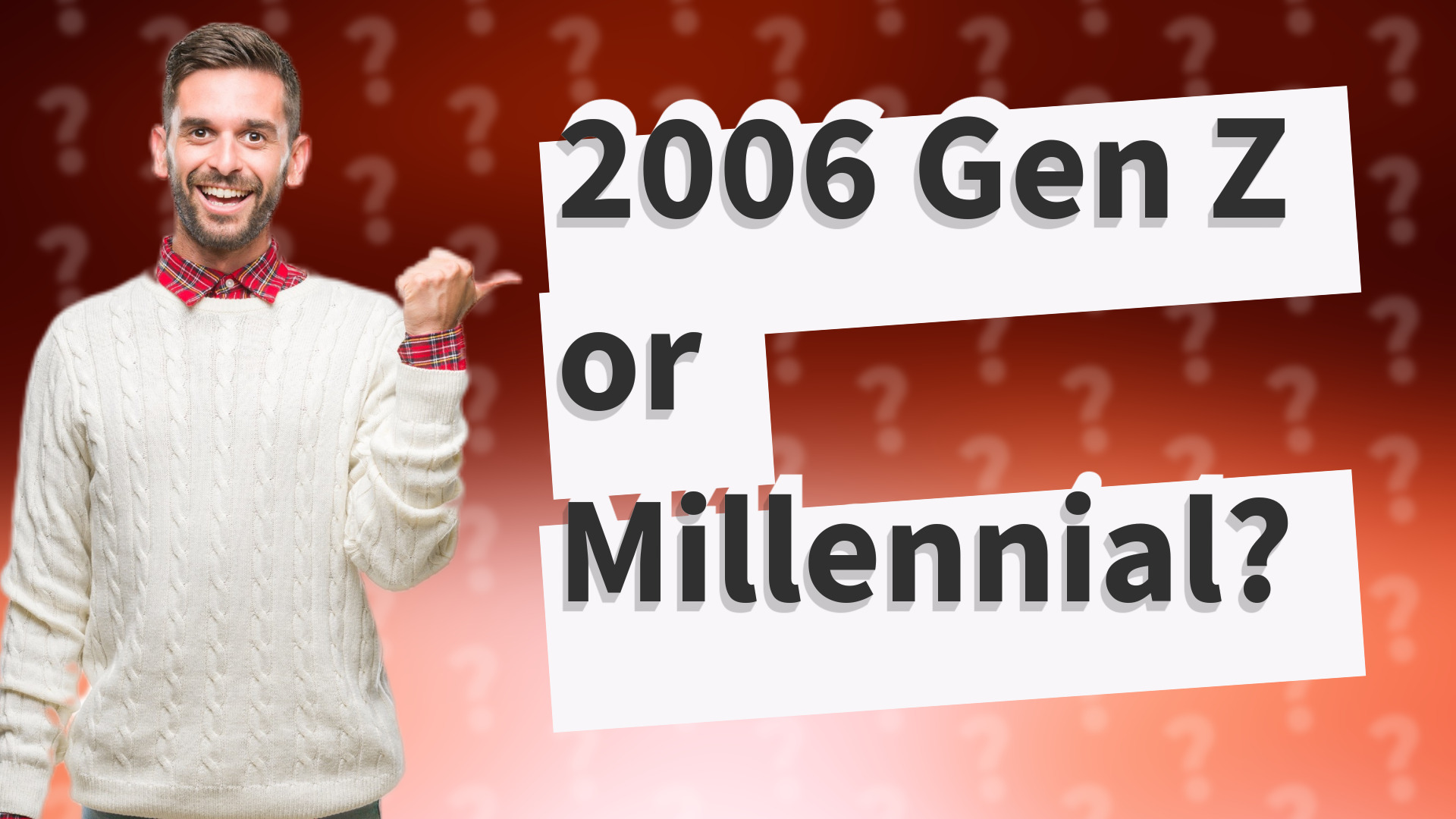 2006 Gen Z or Millennial?