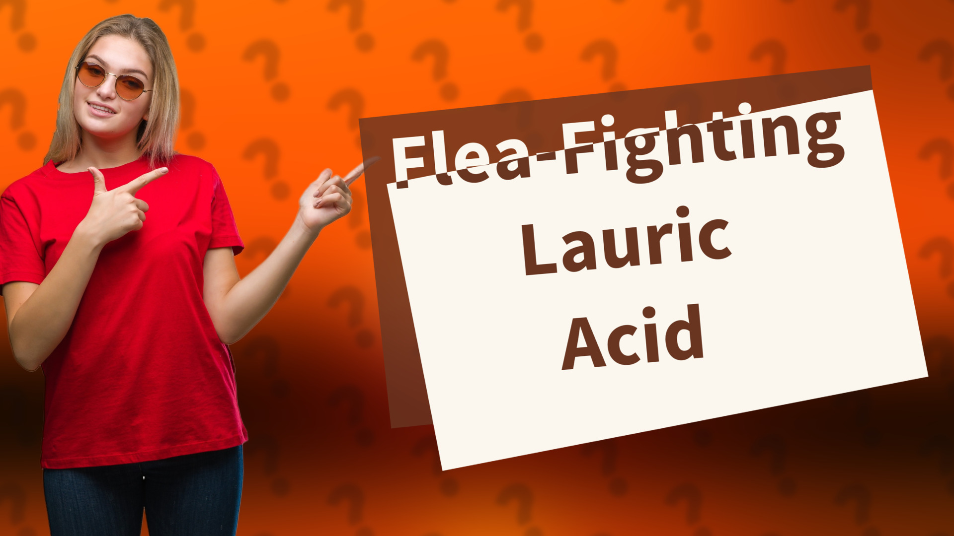Flea-Fighting Lauric Acid