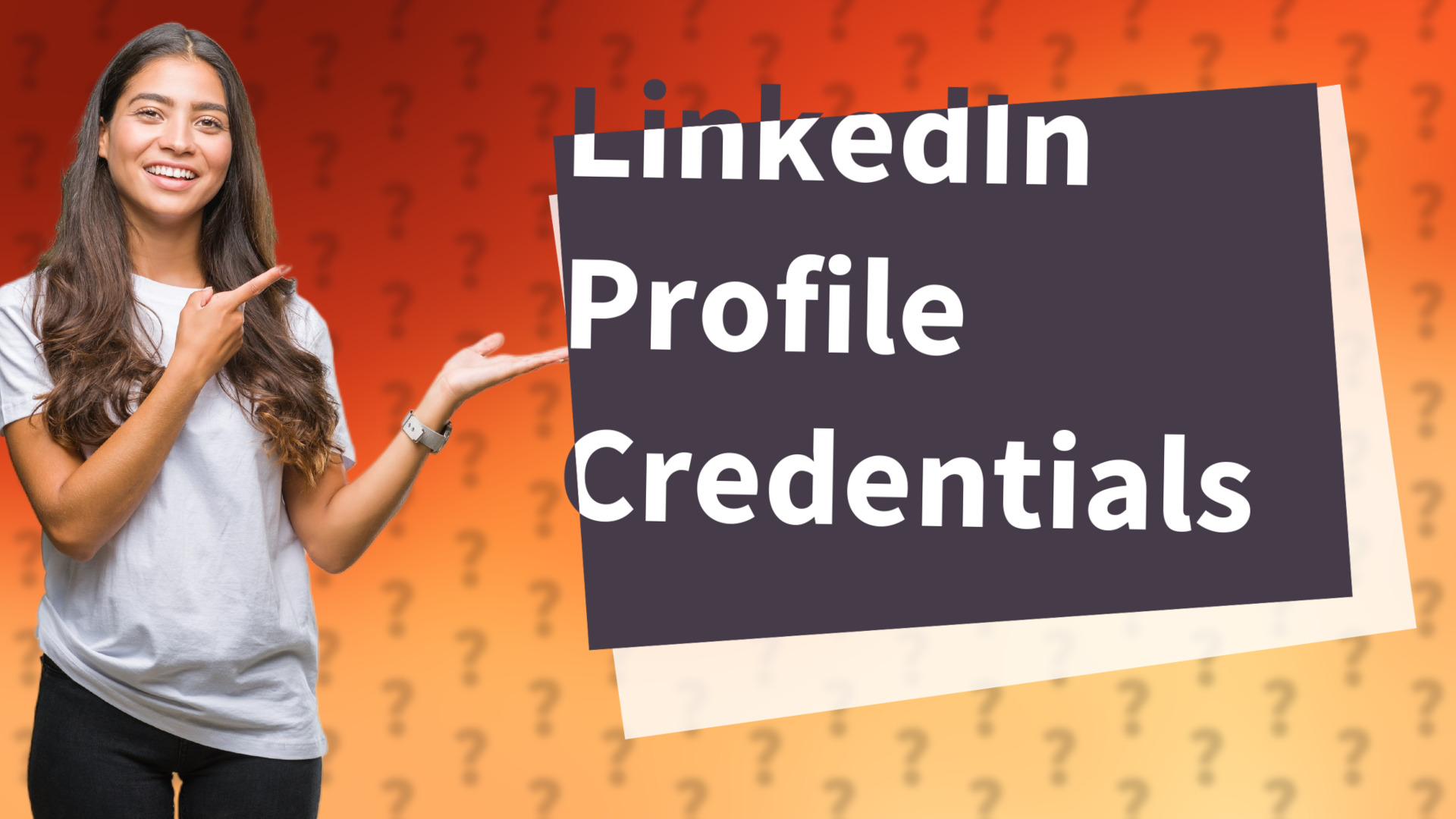 LinkedIn Profile Credentials