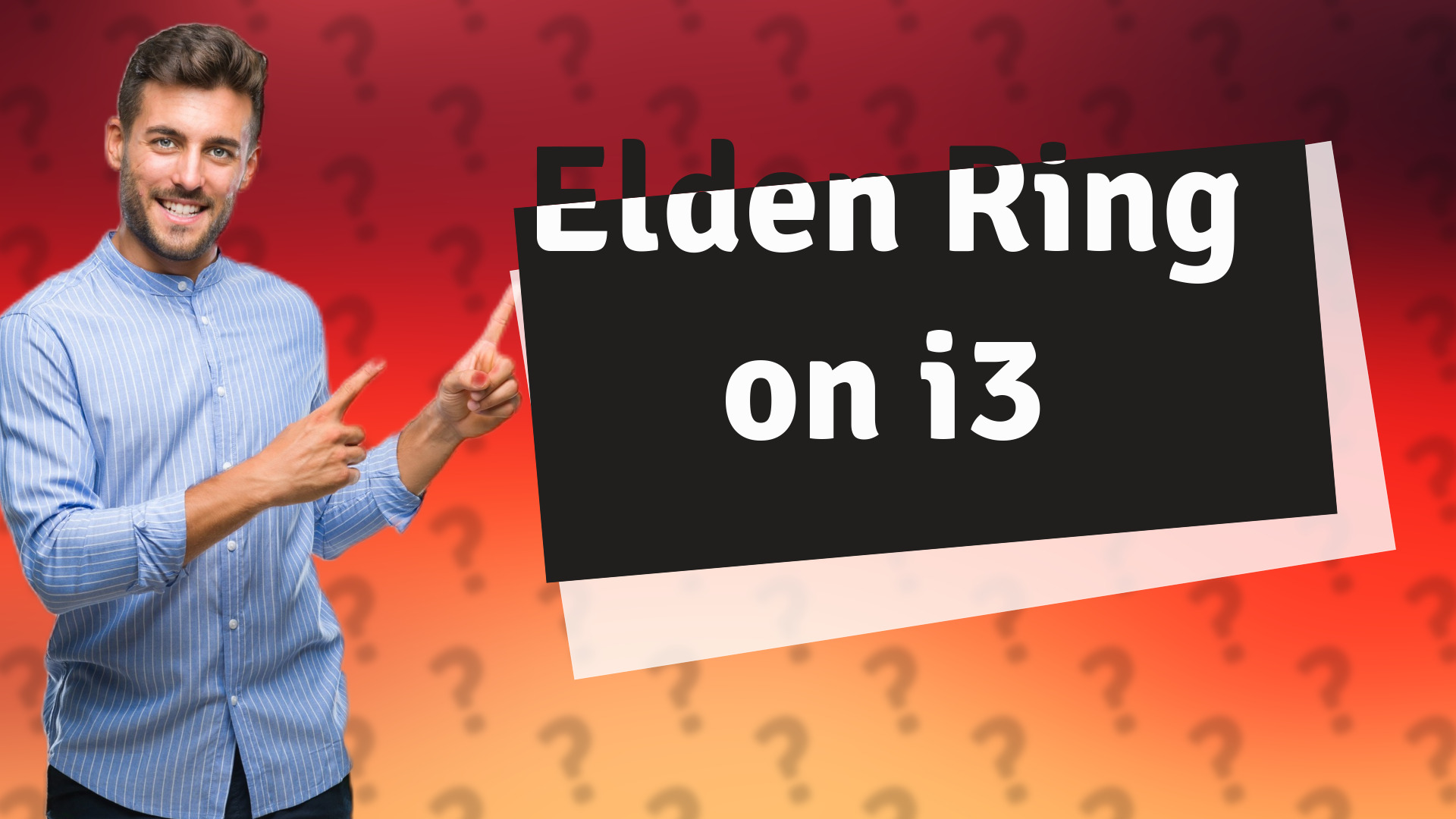 Elden Ring on i3