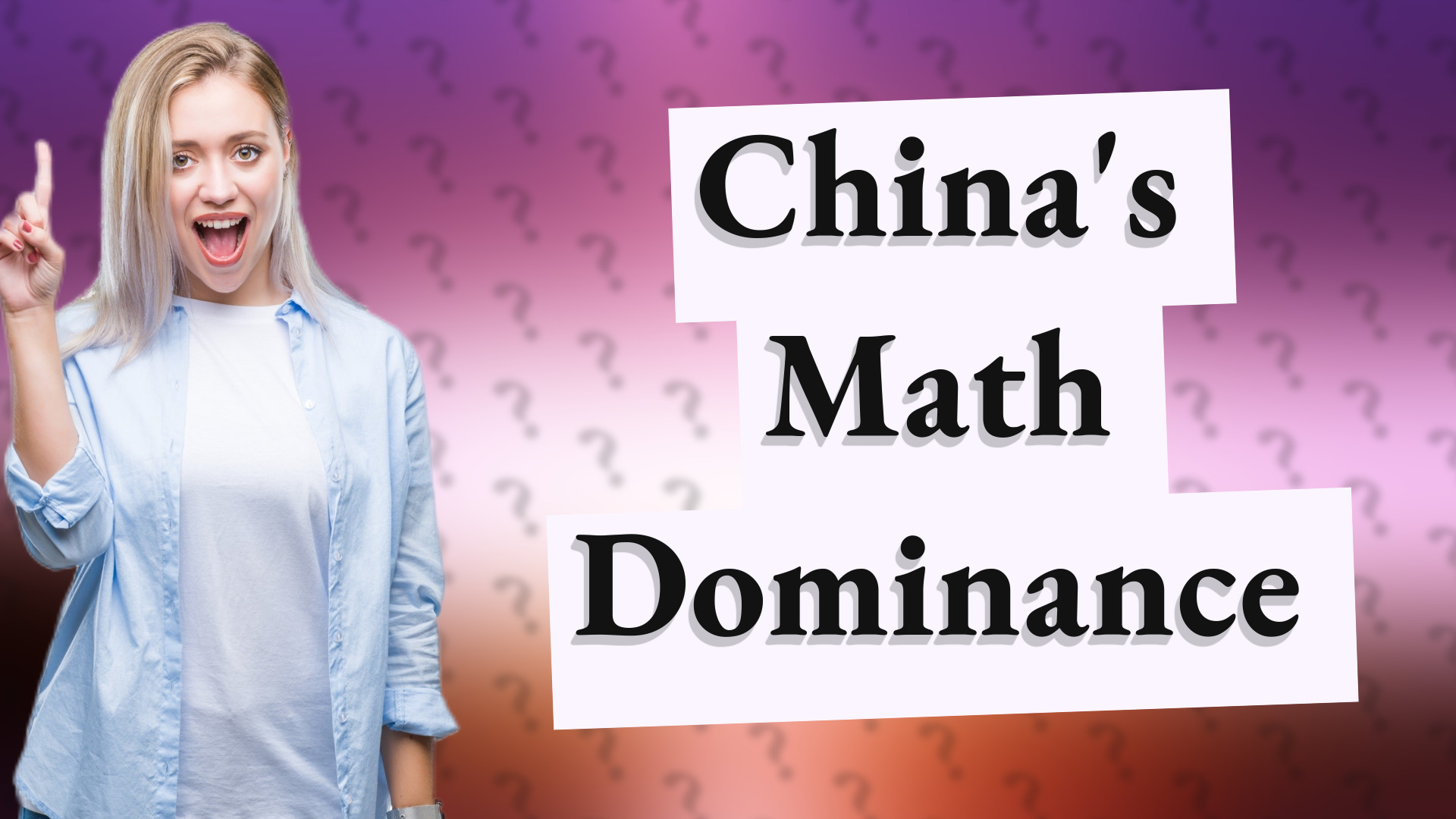China's Math Dominance