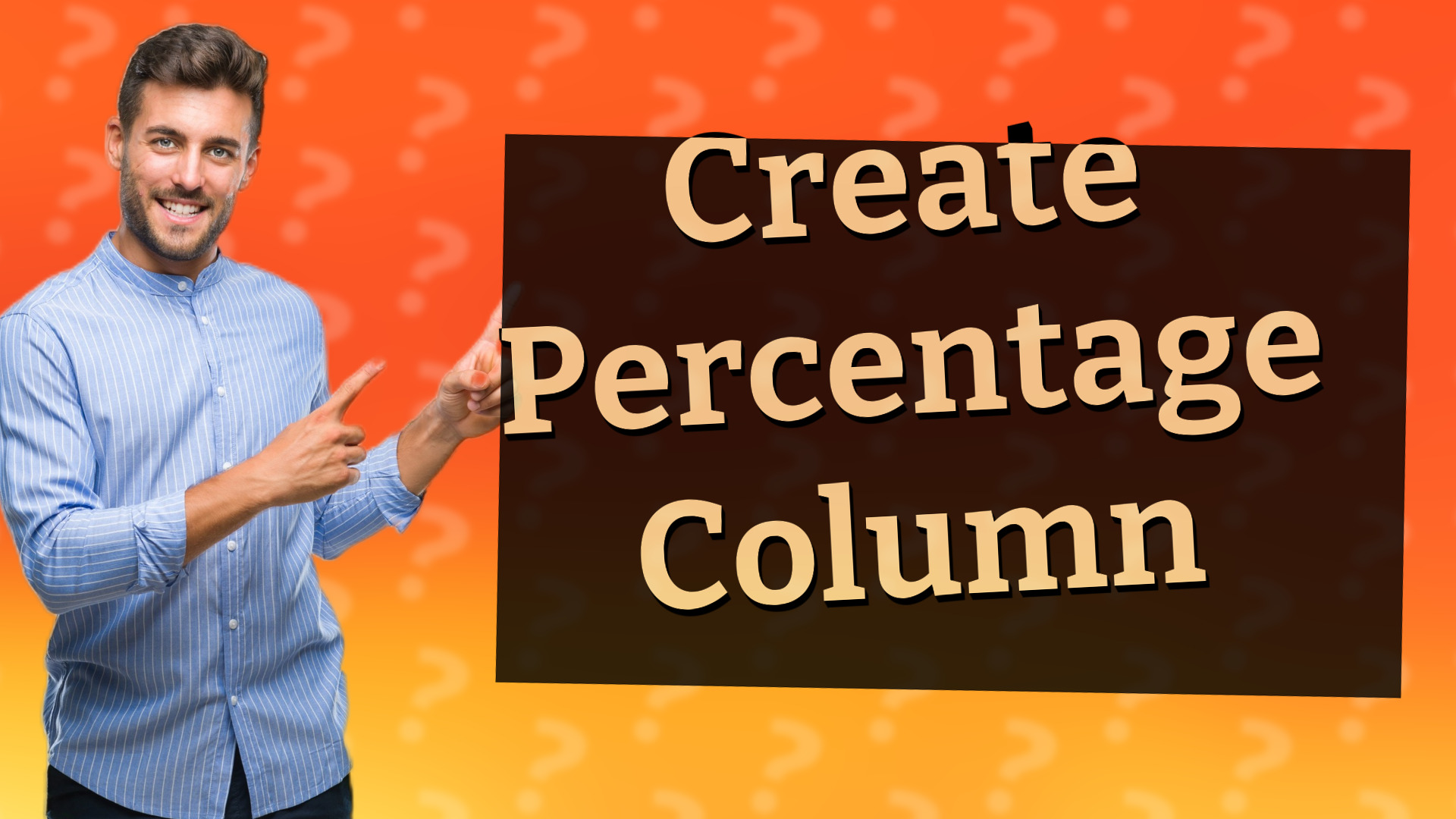 Create Percentage Column