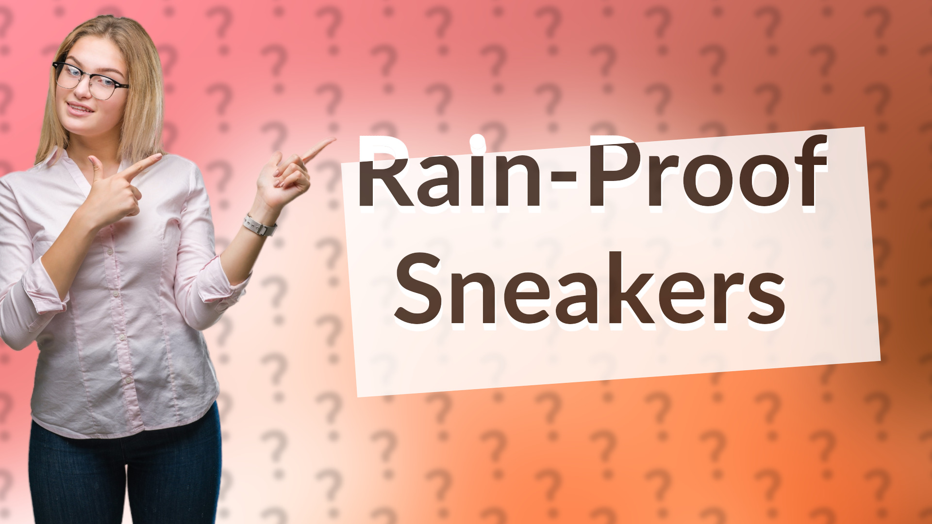 Rain-Proof Sneakers