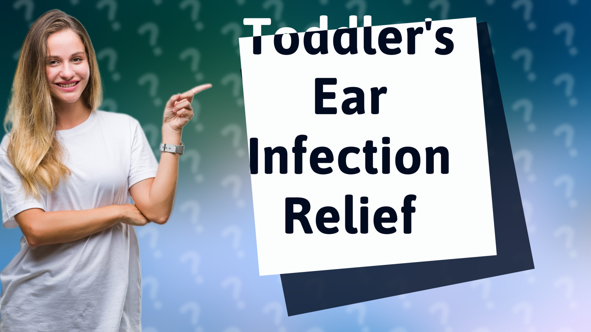 Toddler's Ear Infection Relief