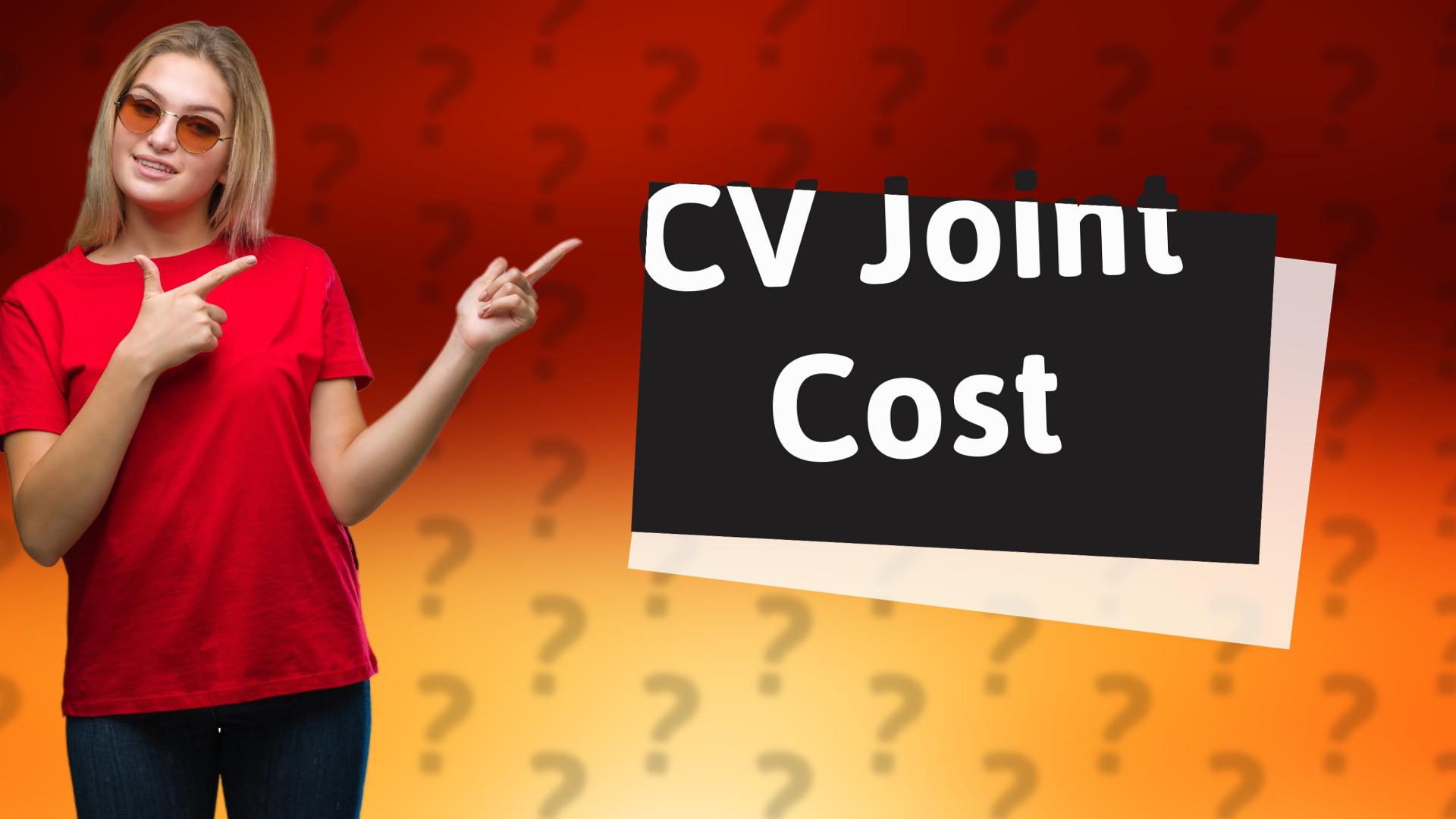 CV Joint Cost