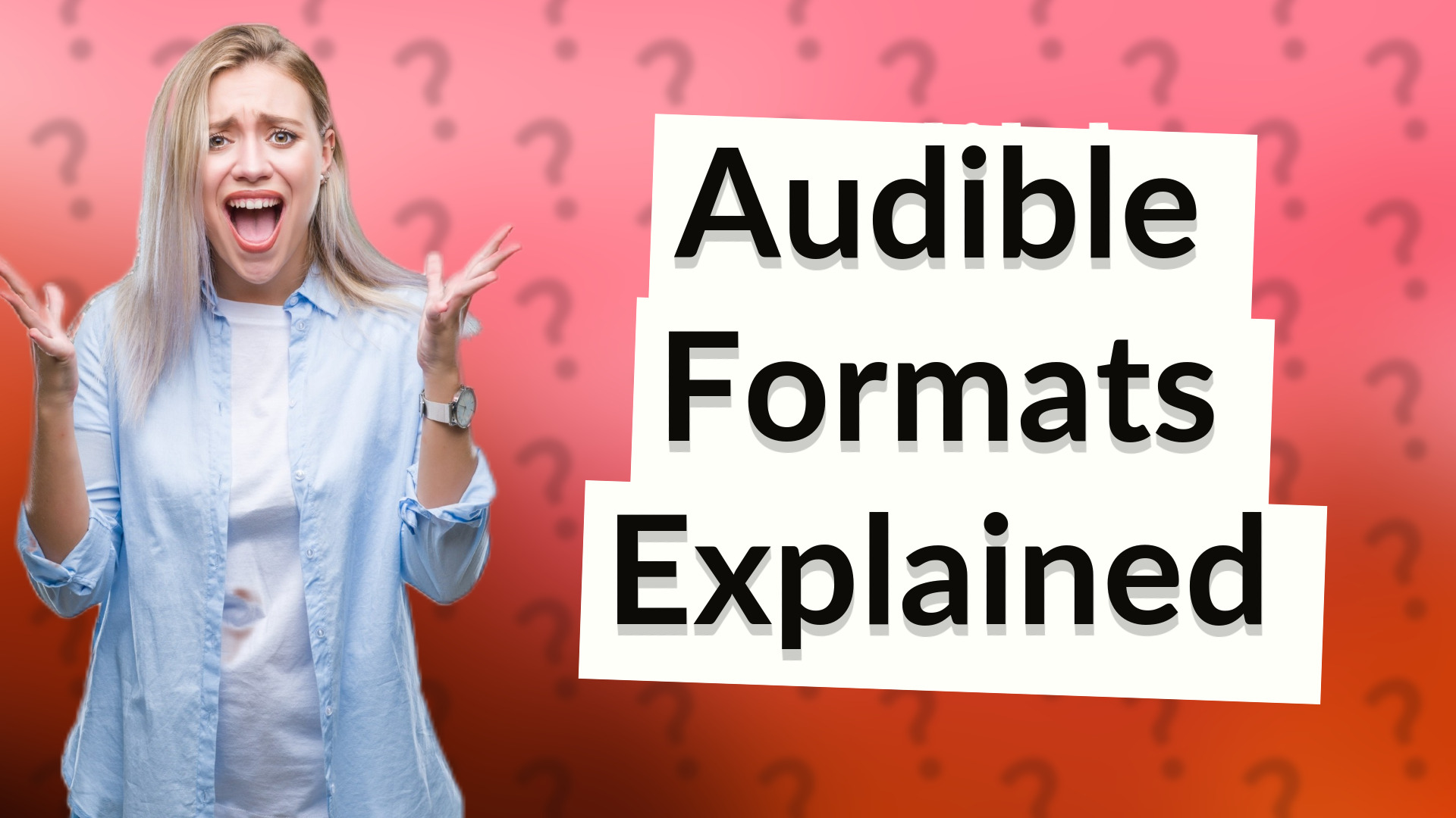 Audible Formats Explained