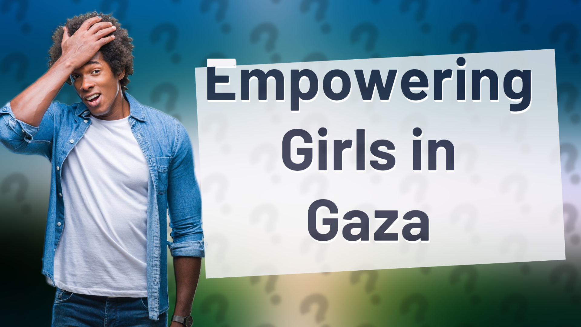 Empowering Girls in Gaza