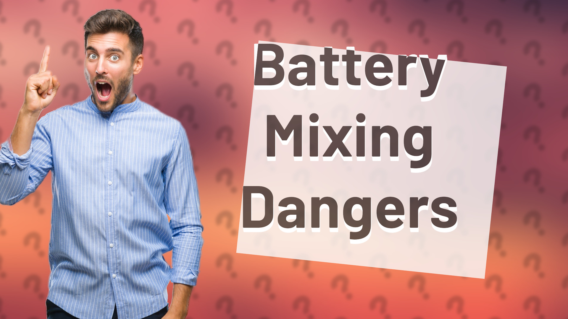 Battery Mixing Dangers