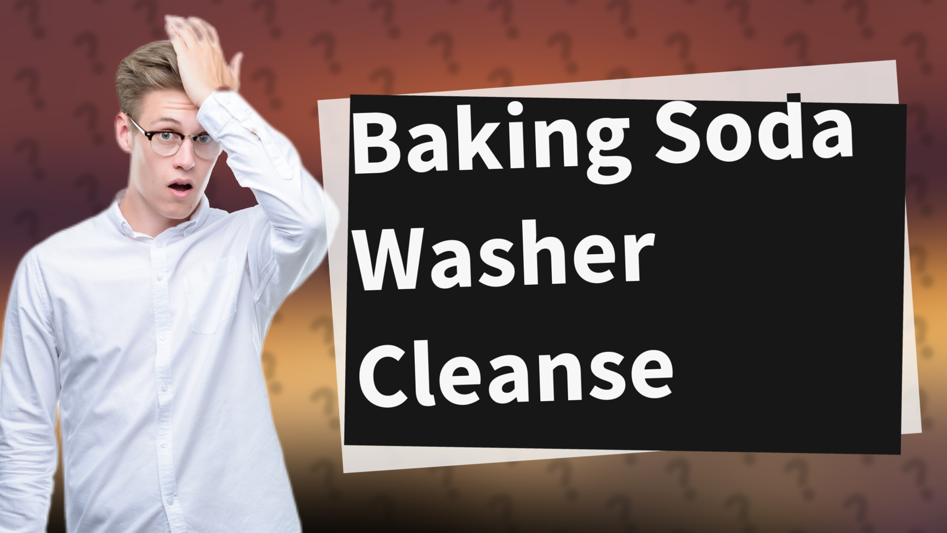 Baking Soda Washer Cleanse
