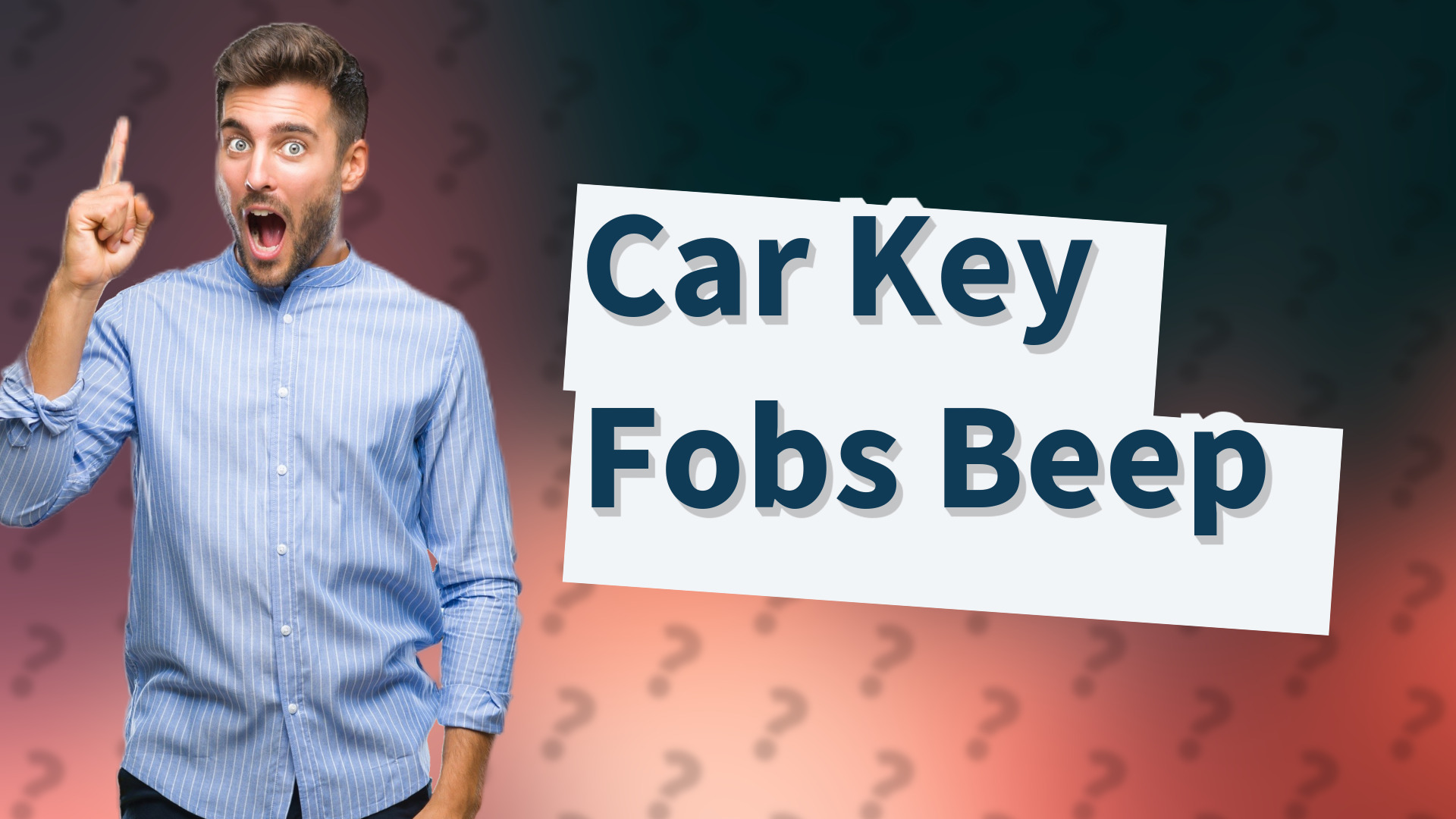 Car Key Fobs Beep