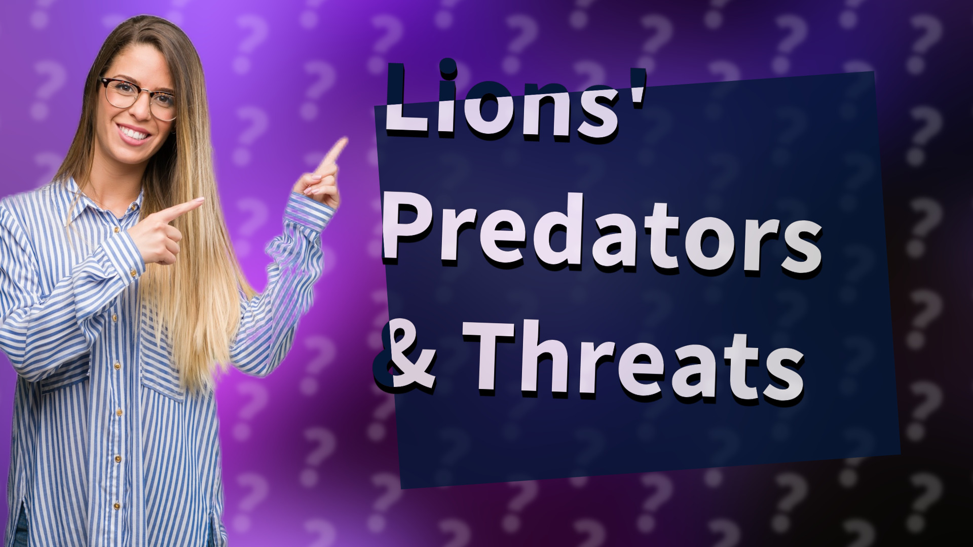 Lions' Predators & Threats