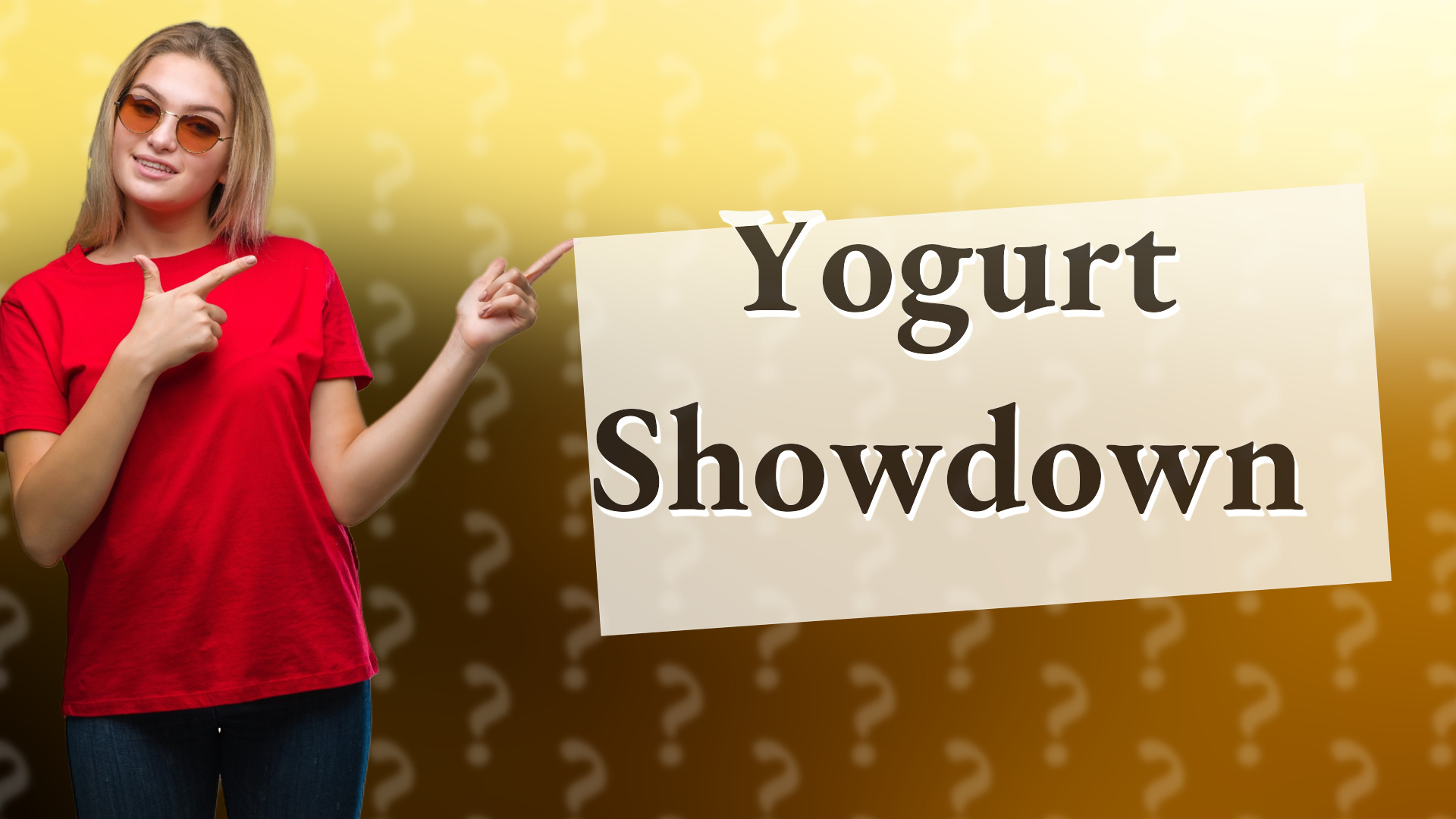 Yogurt Showdown