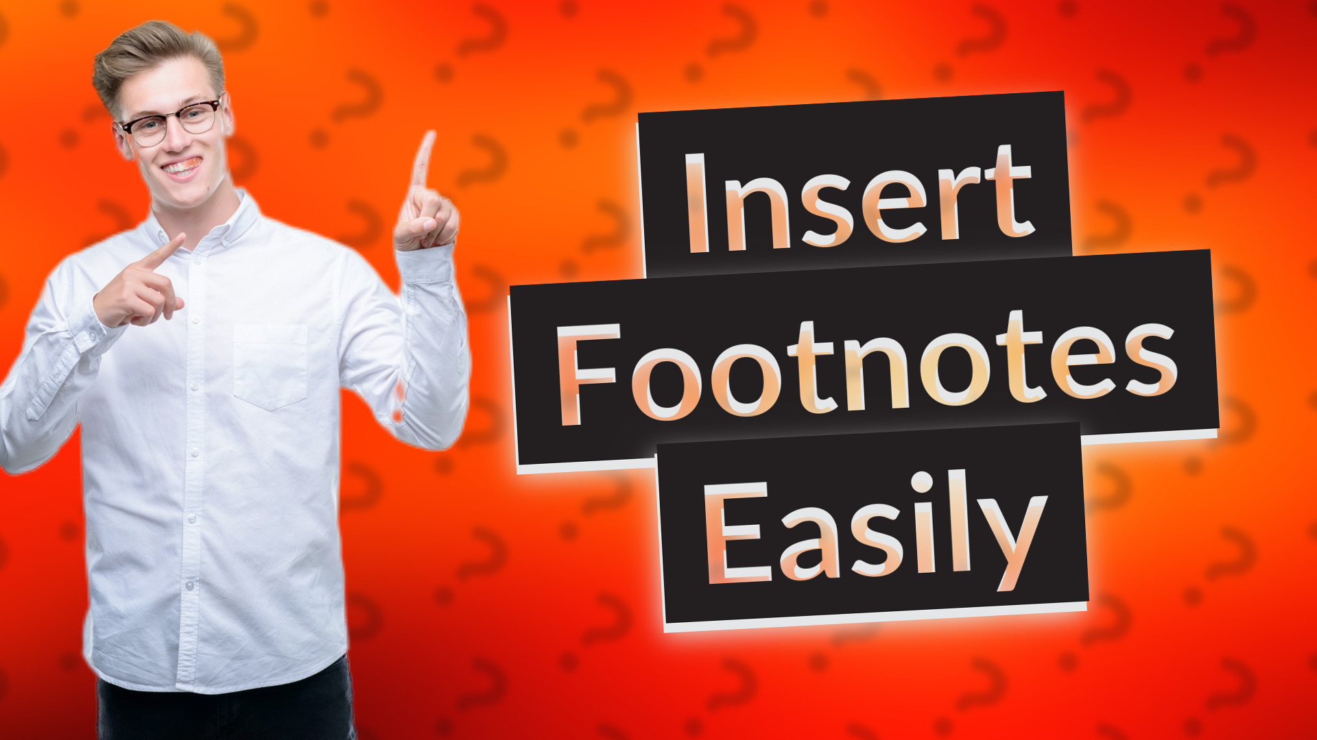 Insert Footnotes Easily