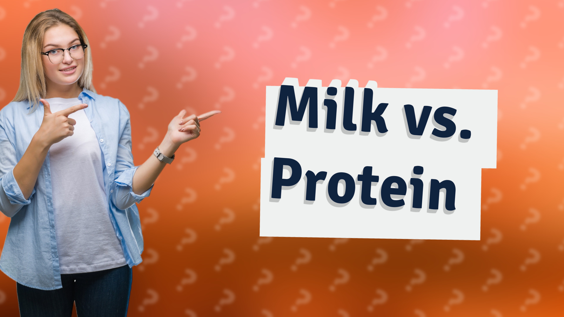 Milk vs. Protein
