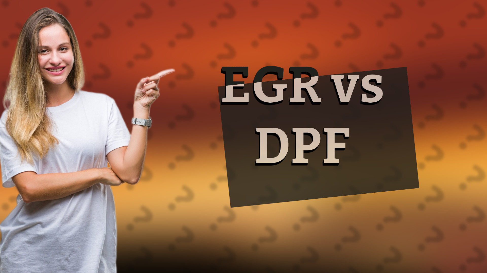 EGR vs DPF
