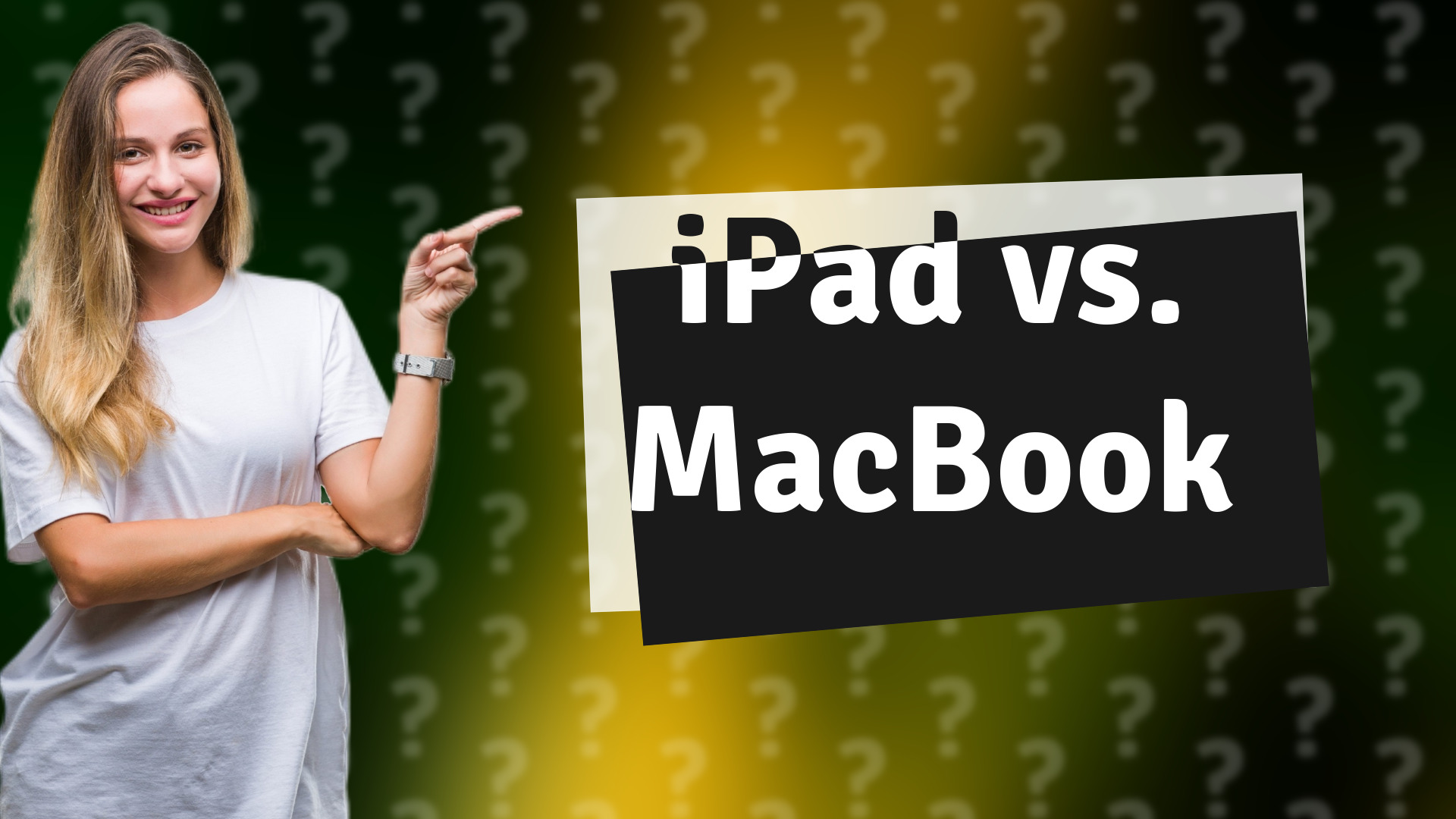 iPad vs. MacBook