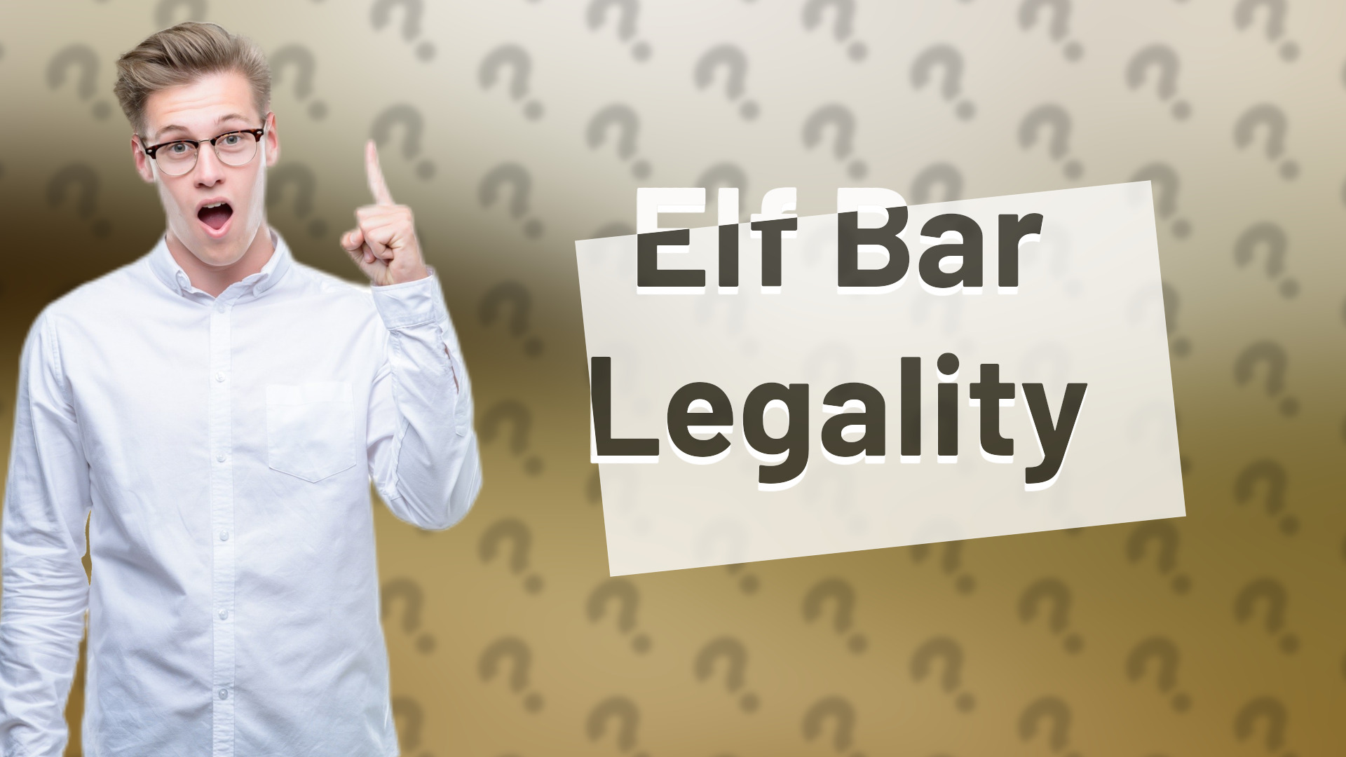 Elf Bar Legality