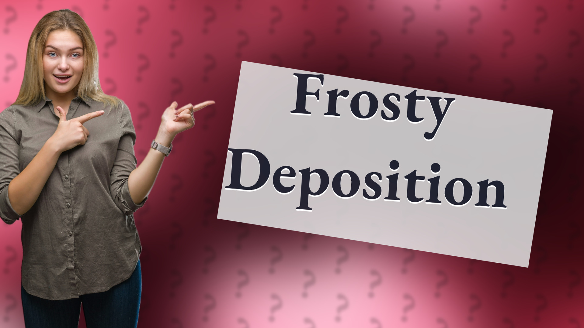 Frosty Deposition