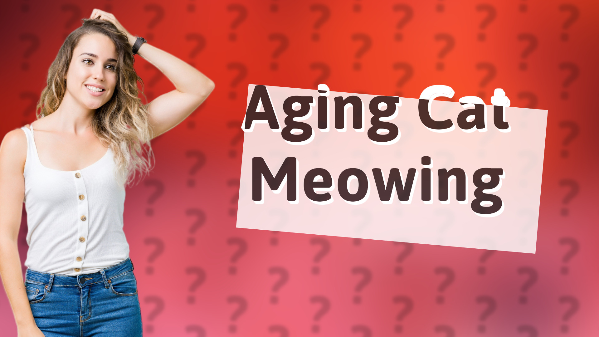 Aging Cat Meowing