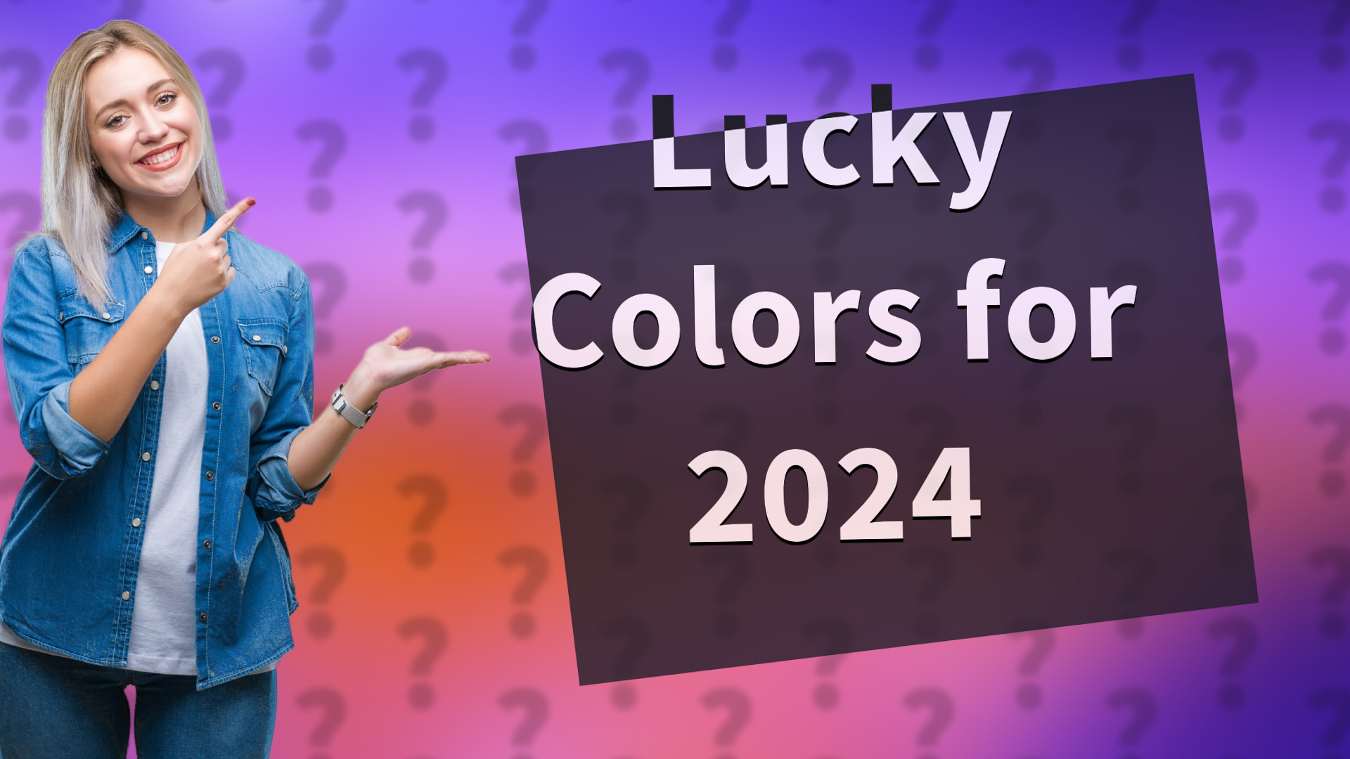 Lucky Colors for 2024