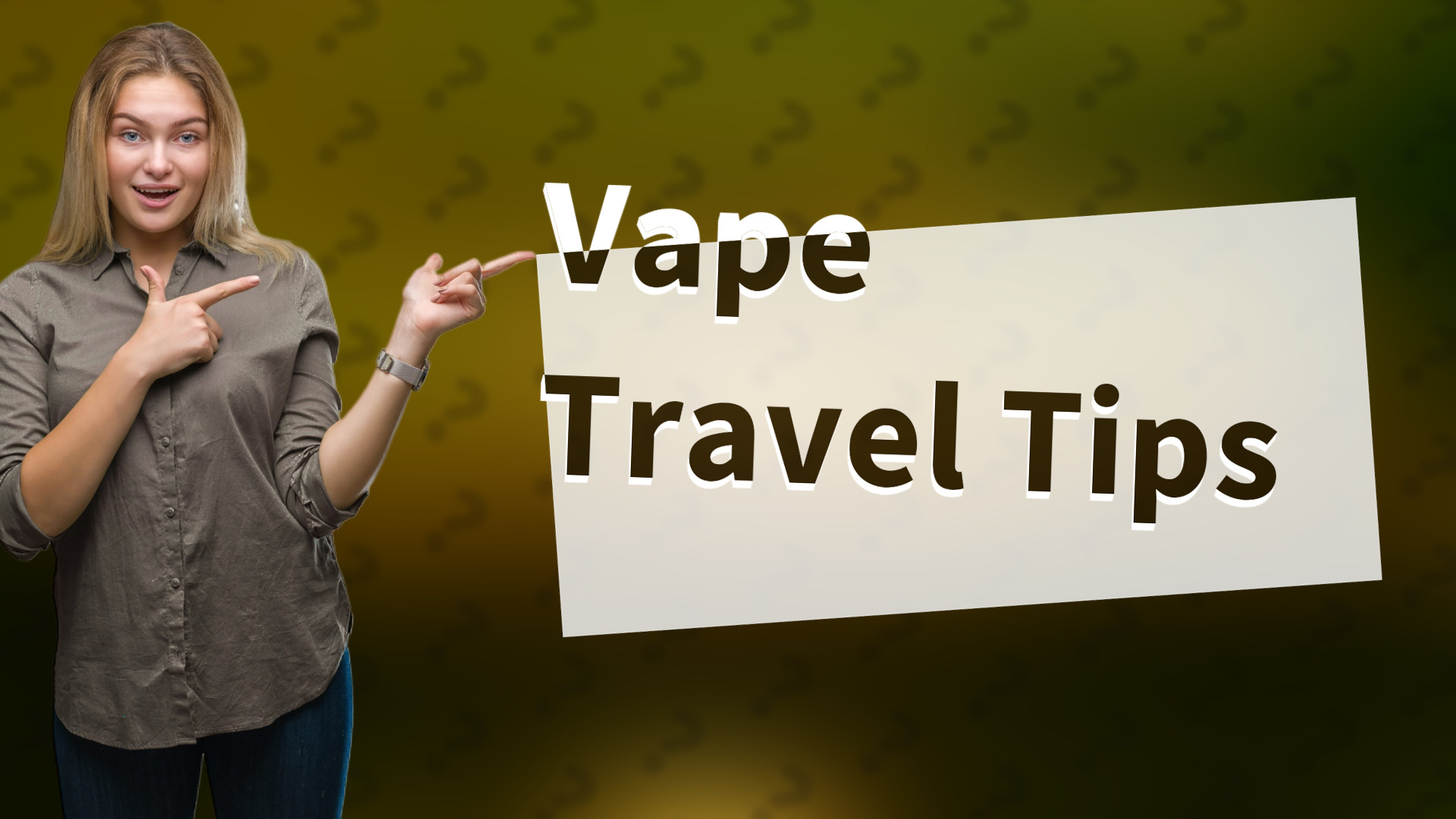 Vape Travel Tips