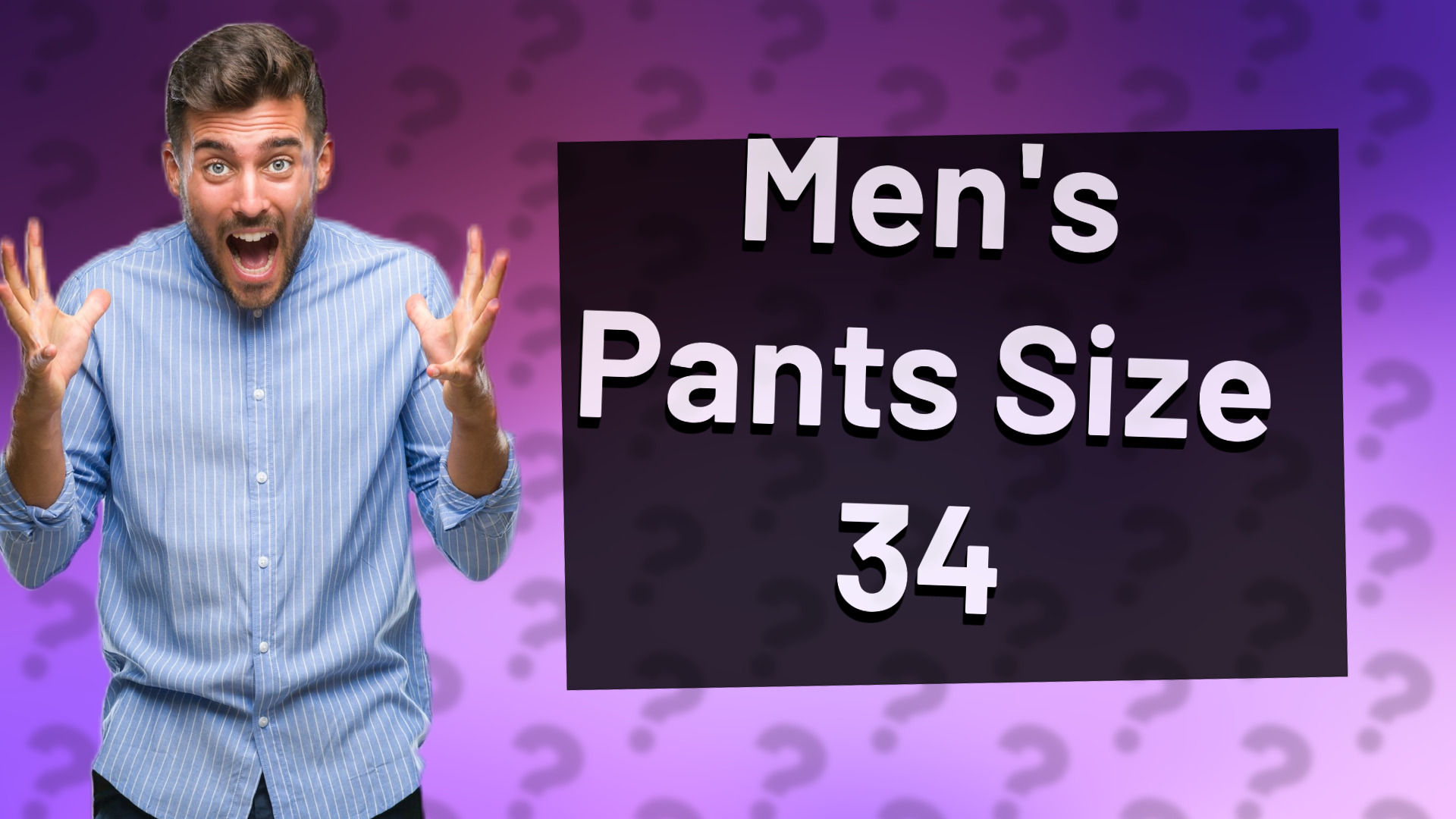 Men's Pants Size 34