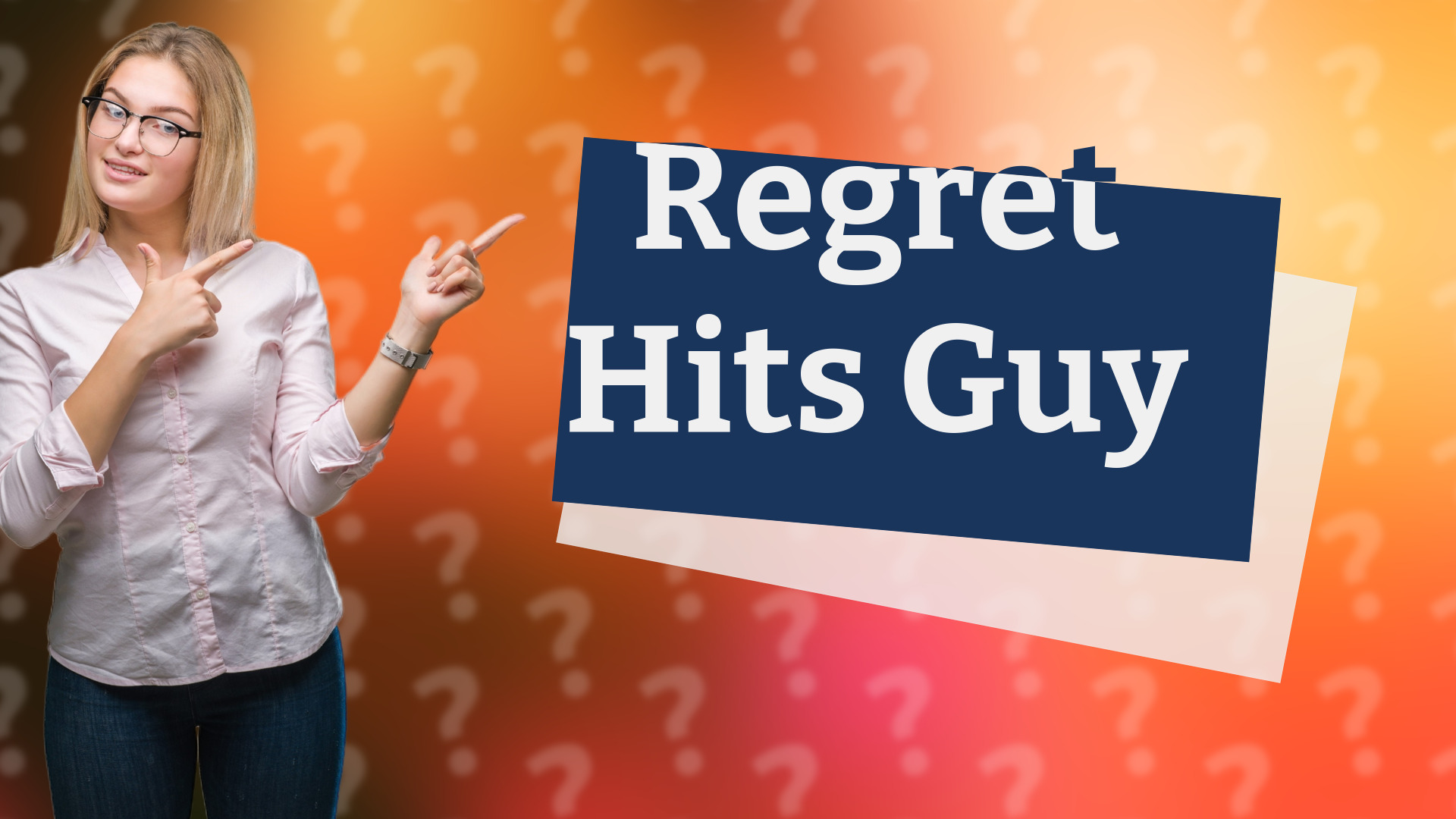 Regret Hits Guy