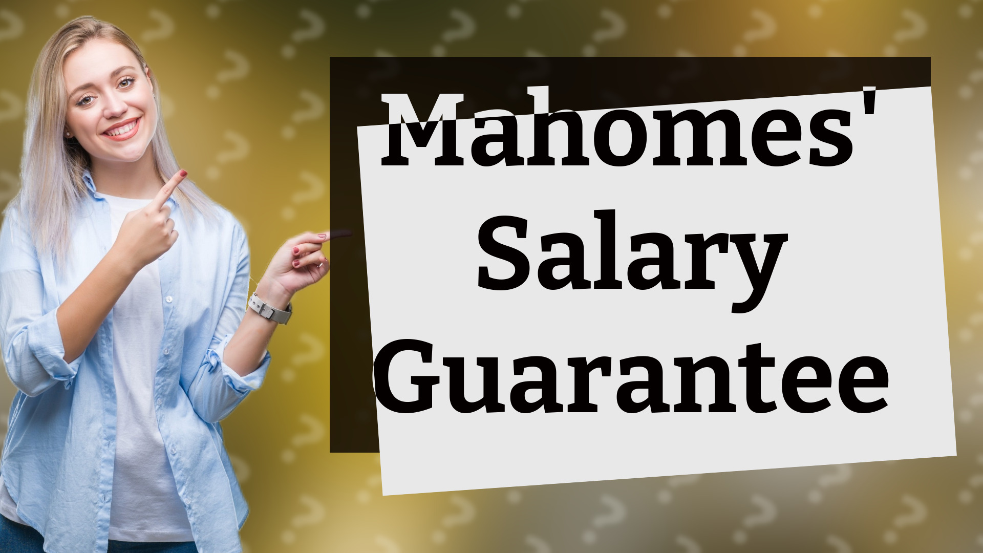 Mahomes' Salary Guarantee