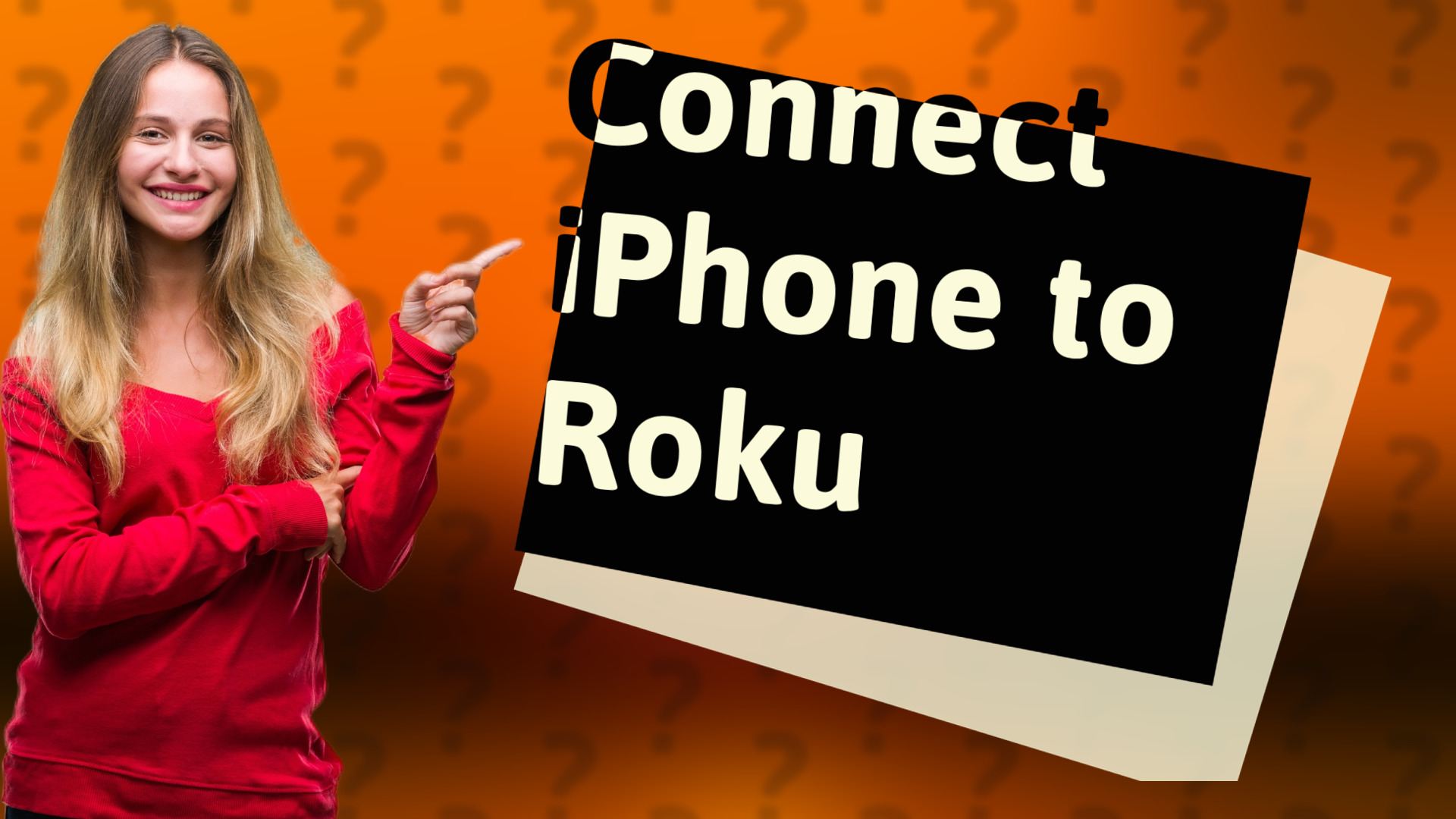Connect iPhone to Roku