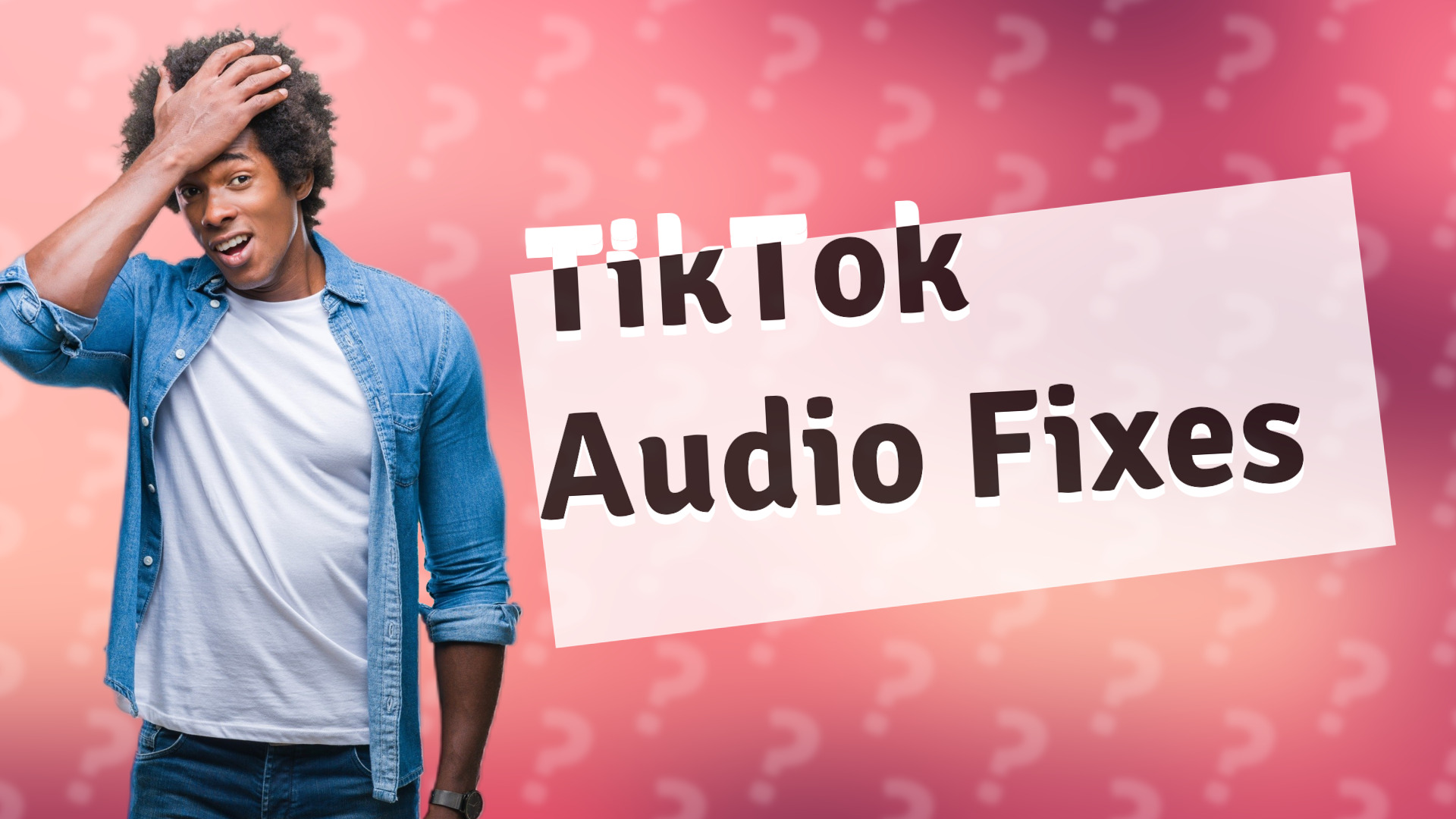 TikTok Audio Fixes