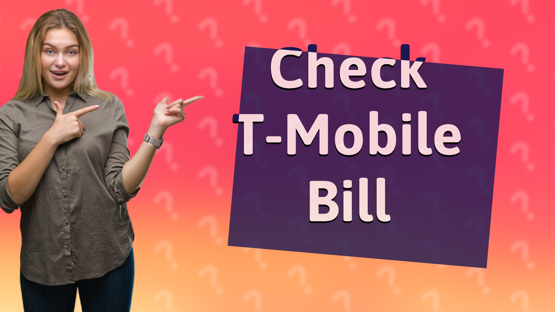 Check T-Mobile Bill